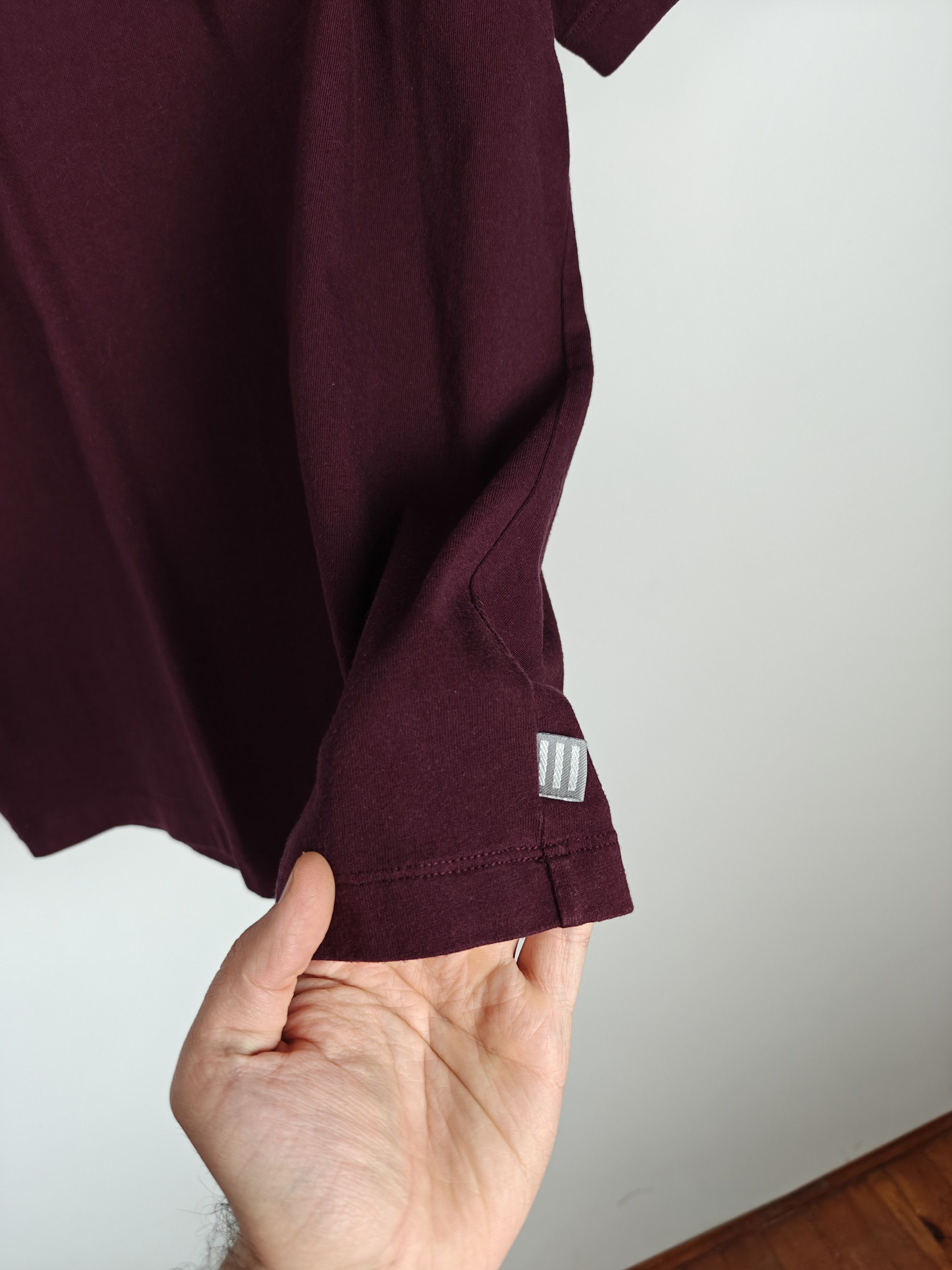 Adidas Adidas VTG T-Shirt Center Logo AAC Burgundy Tee M Size US M / EU 48-50 / 2 - 8 Thumbnail