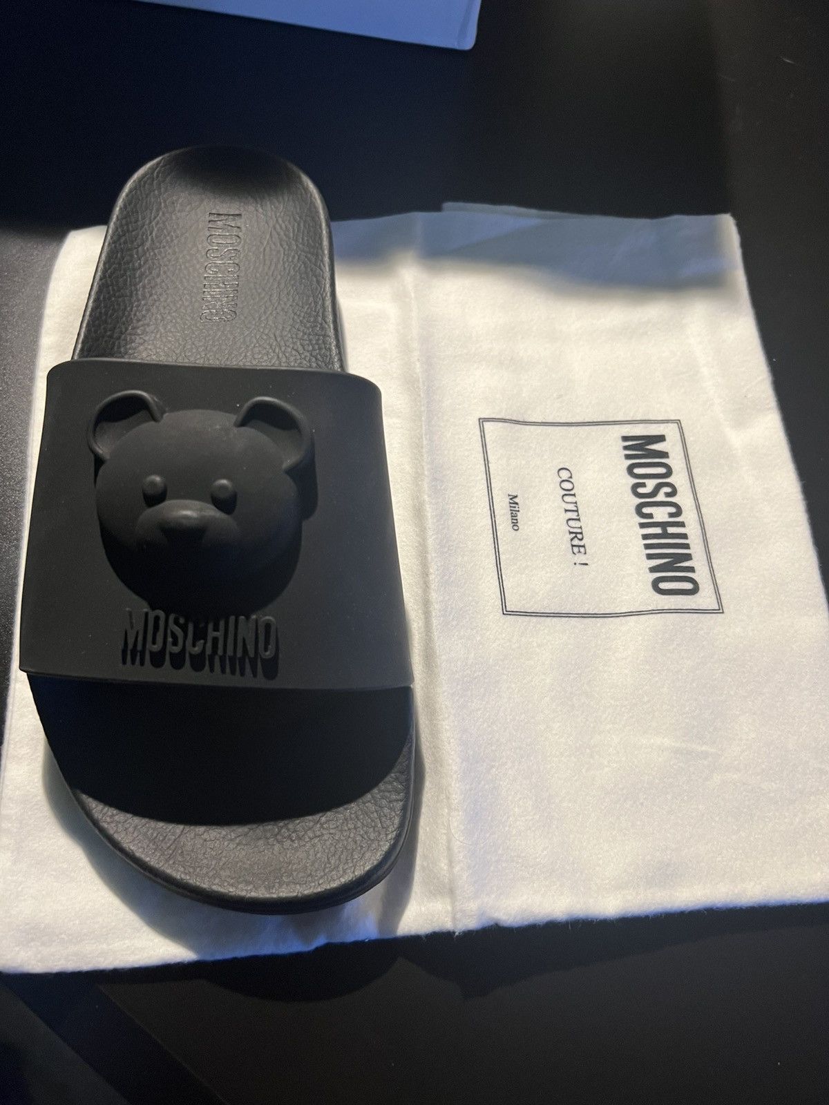 Moschino Moschino Teddy Bear Slides Size US 7 / EU 40 - 5 Thumbnail