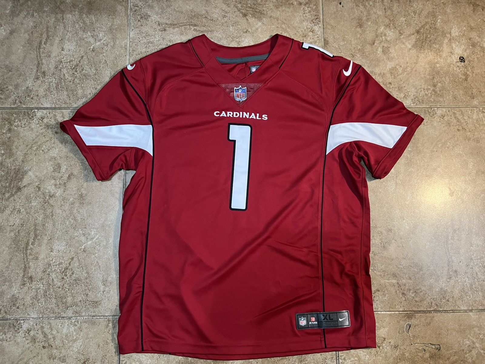 NFL NFL Arizona Cardinals Kyler Murray #1 Stitched Jersey XL Size US XL / EU 56 / 4 - 3 Thumbnail