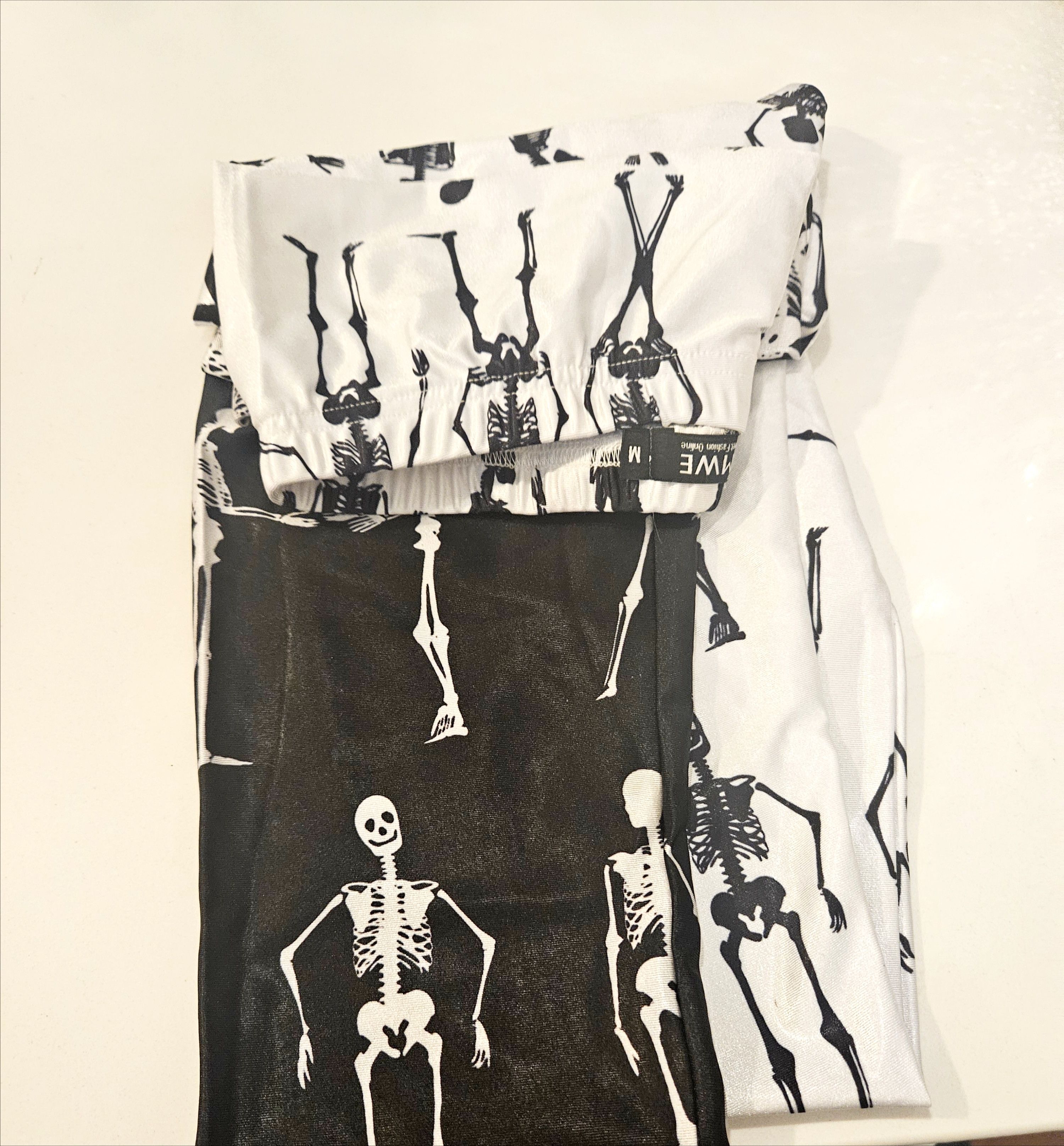 Other VINTAGE B/W SKELETON LEGGINGS RARE Size 28" / US 6 / IT 42 - 7 Thumbnail