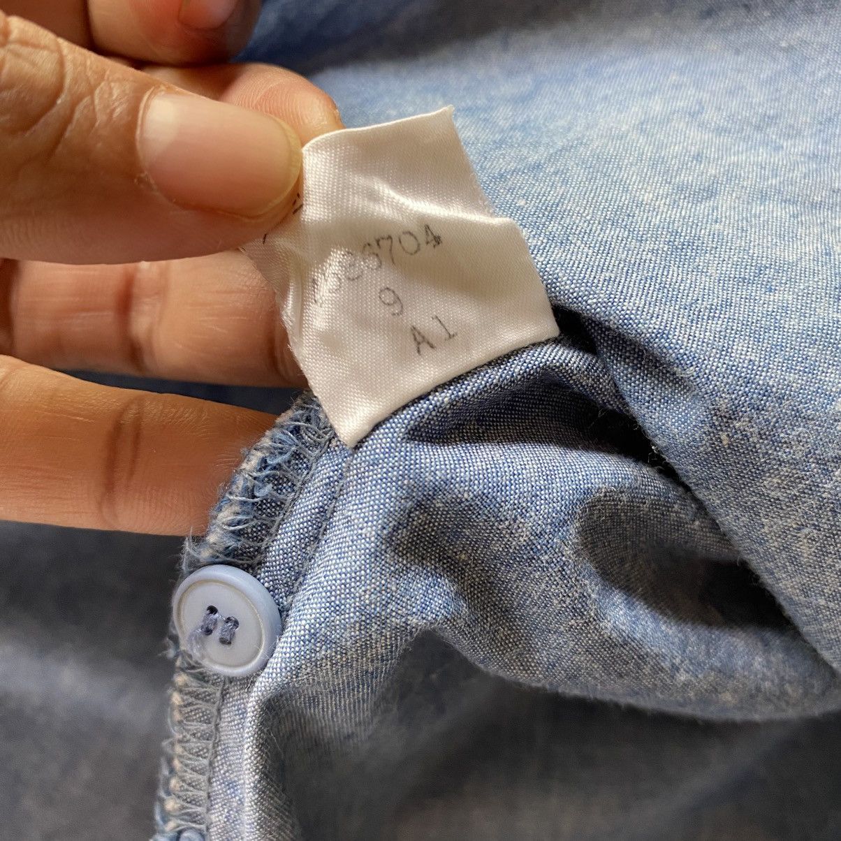 Norma Kamali NORMA KAMALI Light Blue Oversized Shirt Size XL / US 12-14 / IT 48-50 - 15 Thumbnail