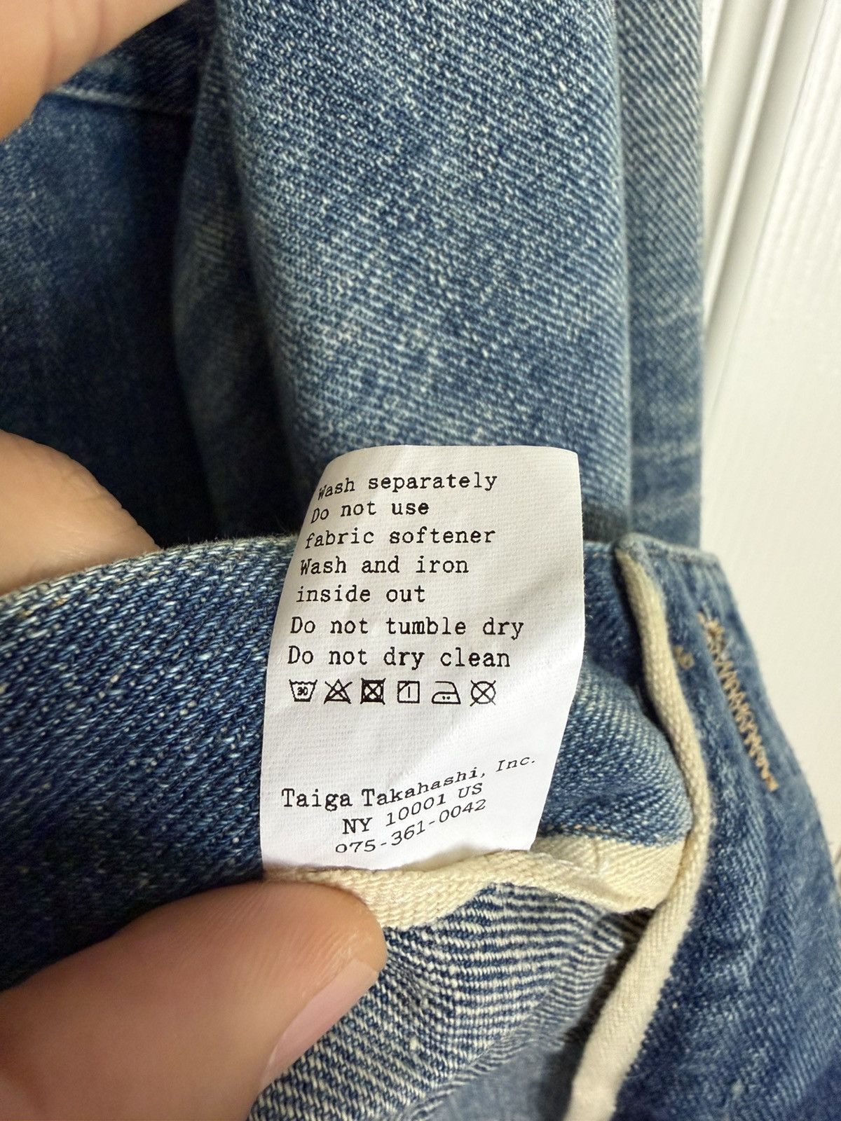 Taiga Takahashi Taiga Takahashi Lot 703 Type 1 Denim Jacket, Size 40 Size US M / EU 48-50 / 2 - 6 Thumbnail