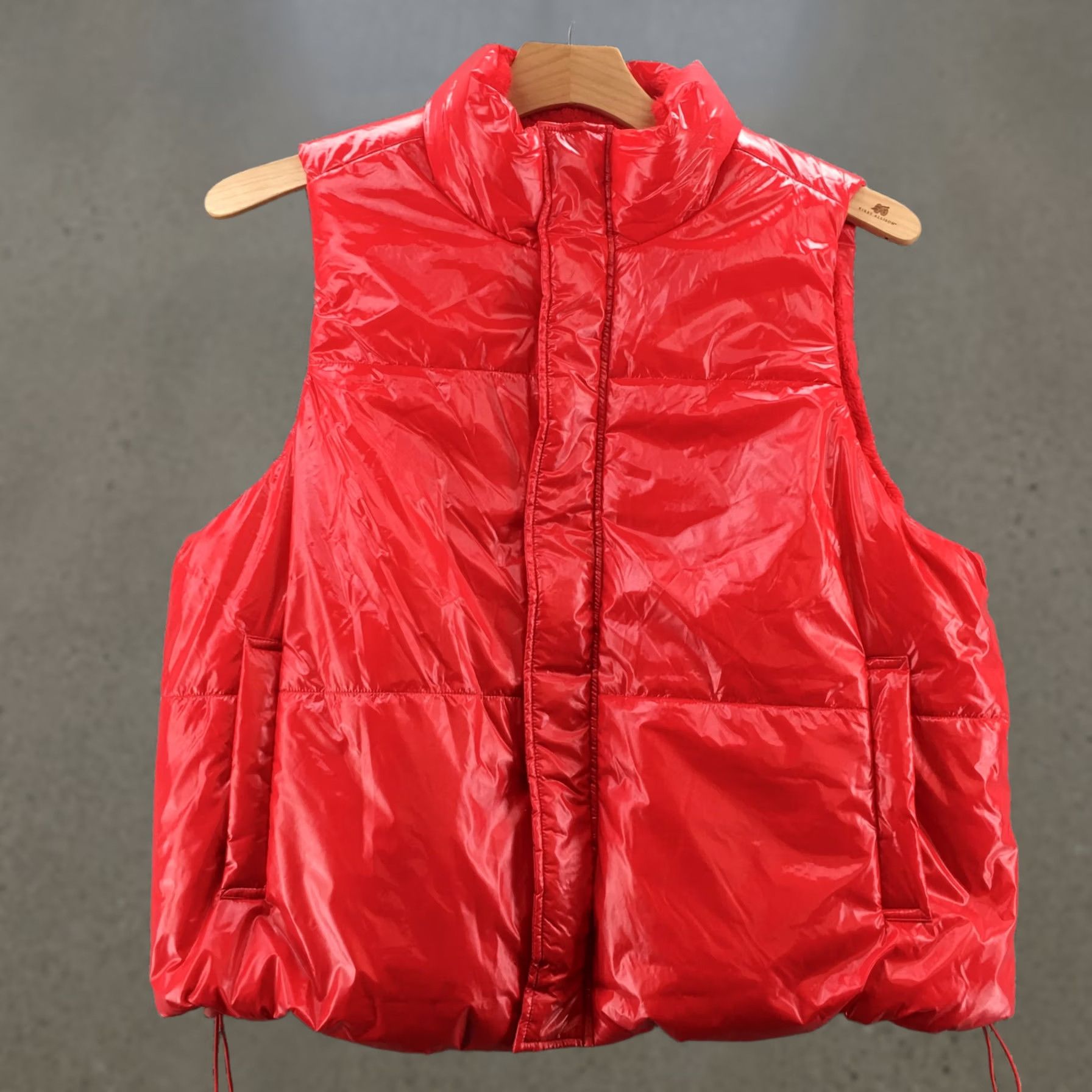 Vintage A New Day Puffer Vest Mens 2XL Red Sleeveless Fuzzy Lined Zip Button New Size US XXL / EU 58 / 5 - 1 Thumbnail