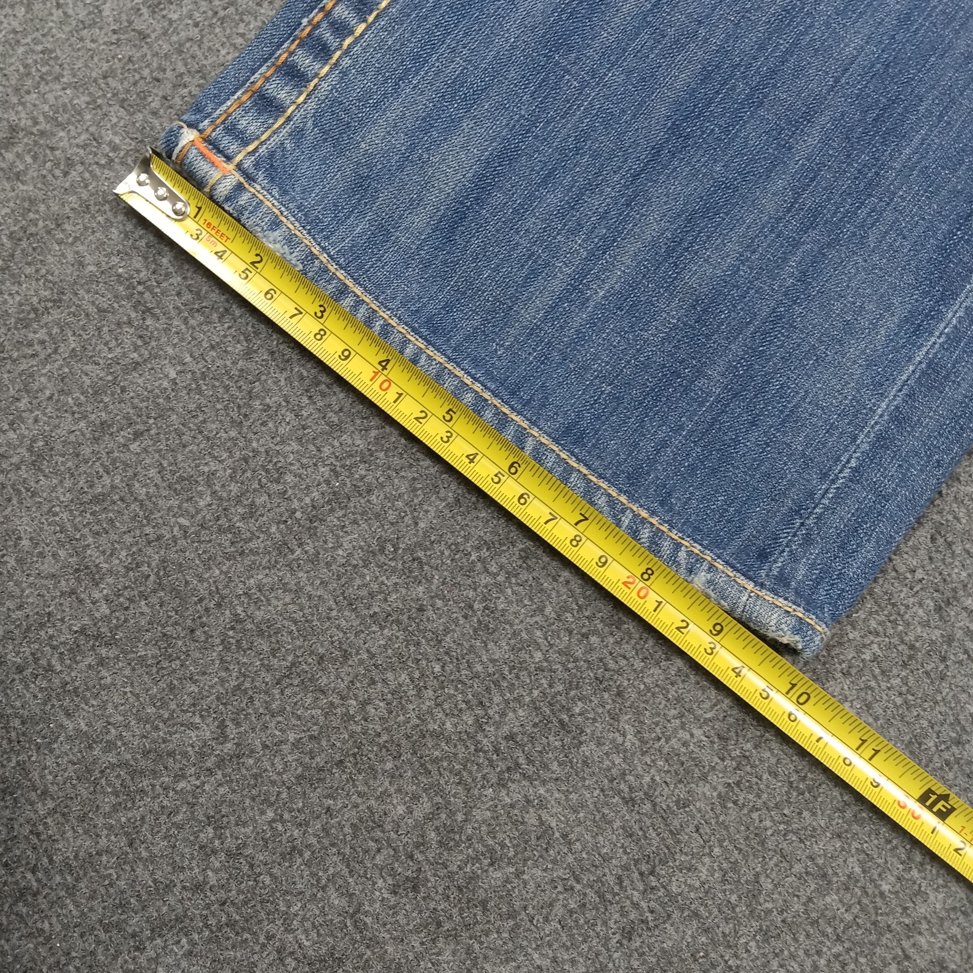 True Religion True Religion American Blue Baggy Denim Jeans C280N28 Size US 33 - 14 Thumbnail