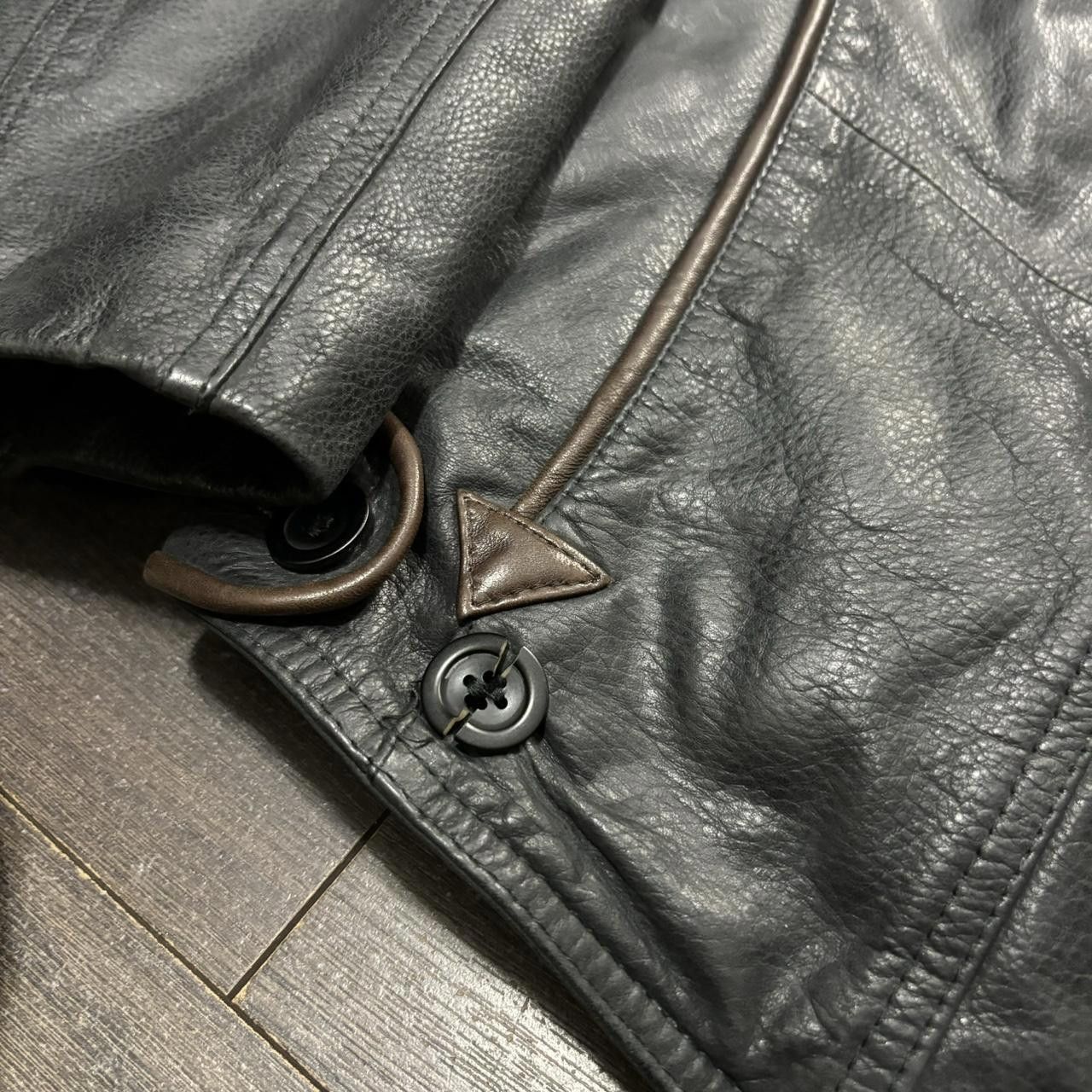 Designer Vintage Made In Italy La Matta Leather Jacket Large Size US L / EU 52-54 / 3 - 5 Thumbnail