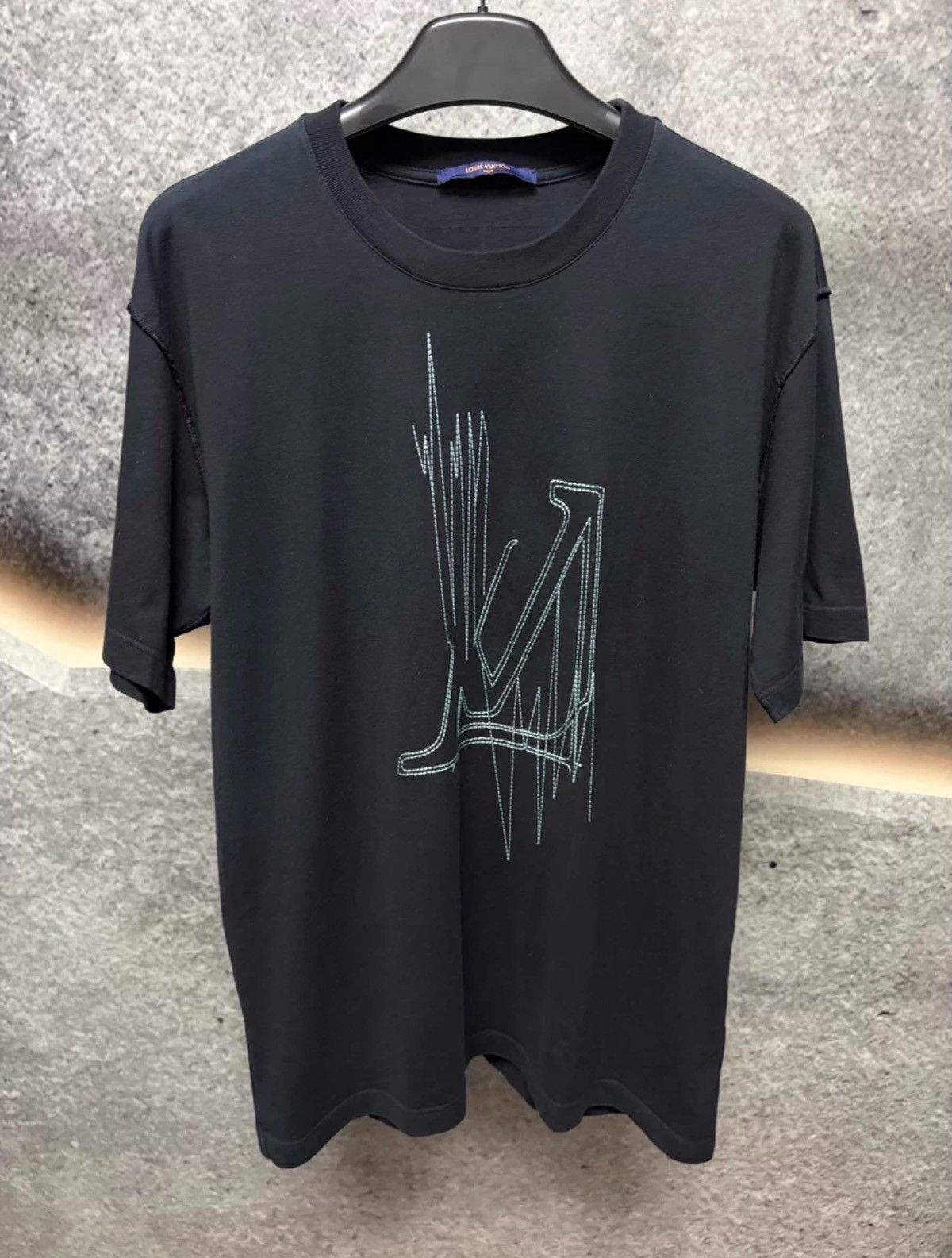Louis Vuitton LV Black Graphic Japan Shirt | Grailed