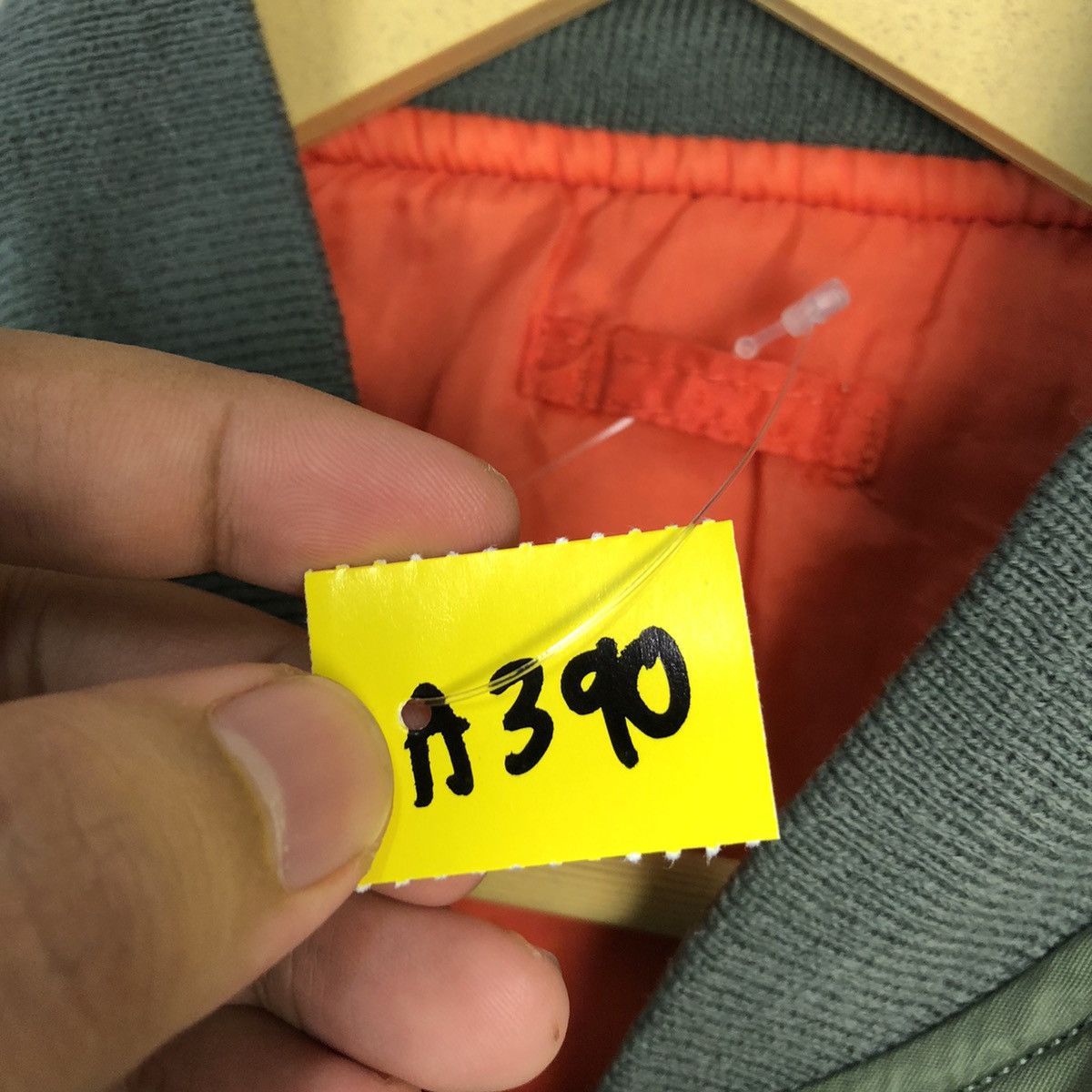 Japanese Brand Vintage faded Green Bombers Jacket #A390 Size US L / EU 52-54 / 3 - 10 Thumbnail