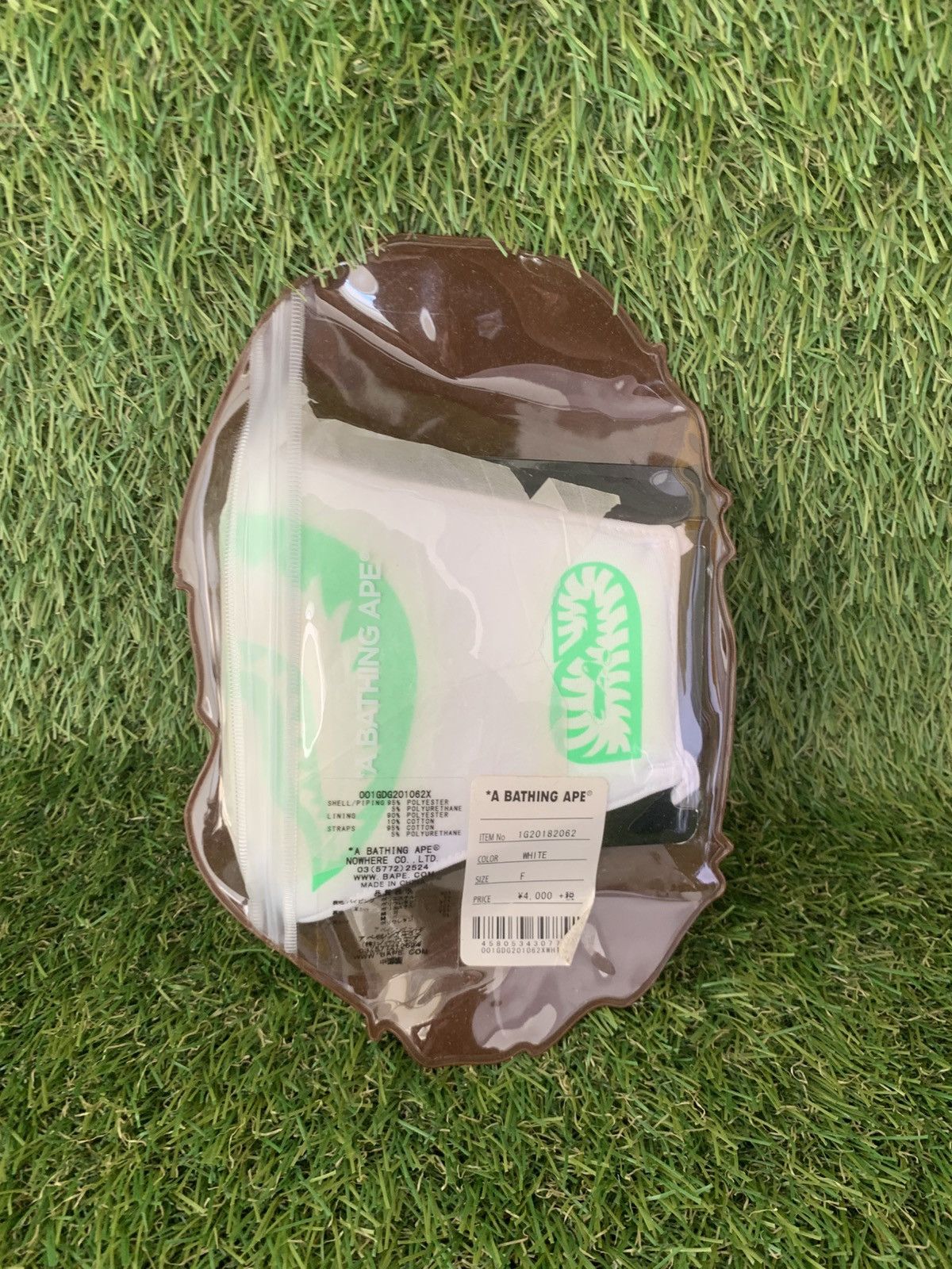 Bape Bape Face Mask Glow In the Dark "White" Size ONE SIZE - 2 Thumbnail