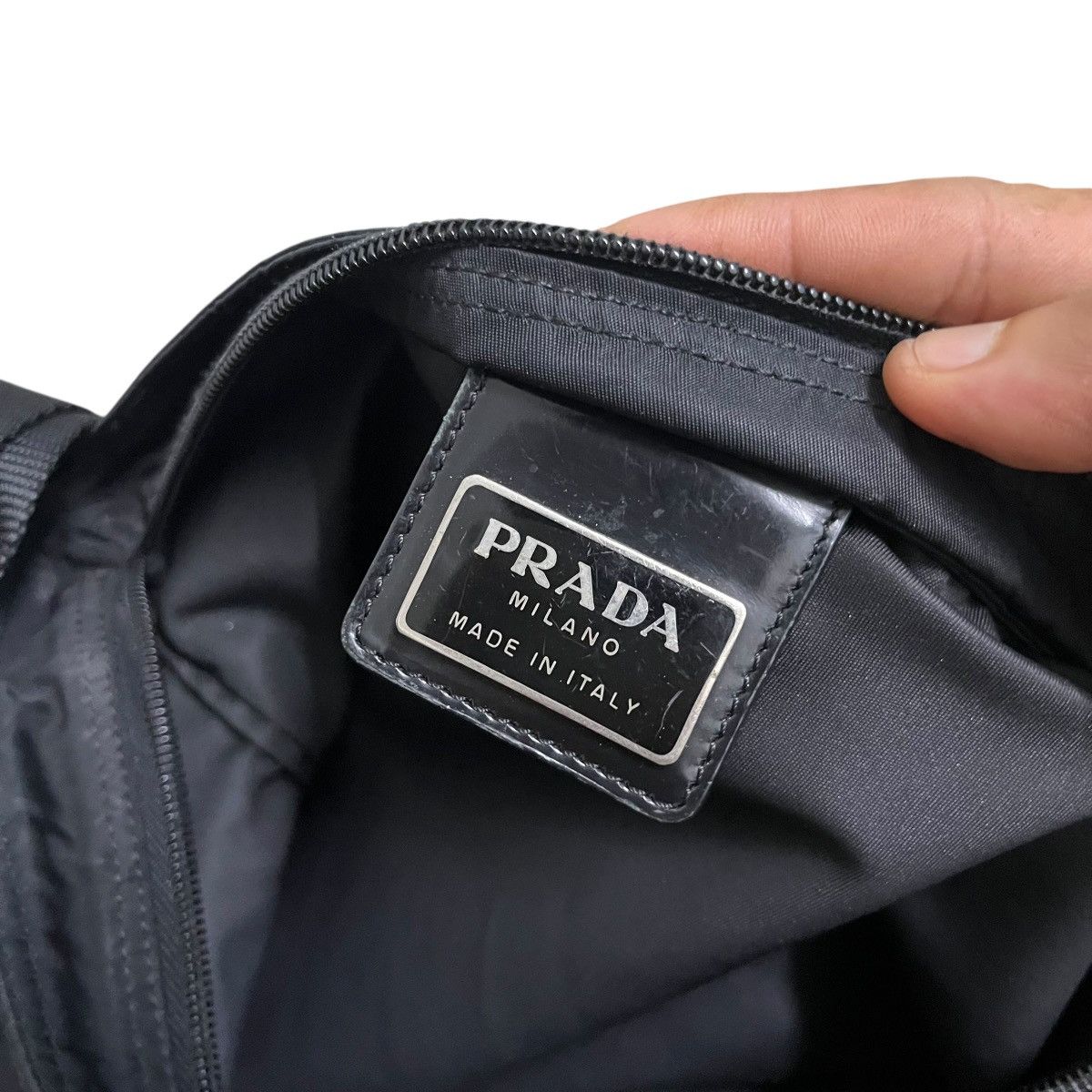 Prada Authentic Prada Nylon Thin Medium Sling Bag Size ONE SIZE - 6 Thumbnail