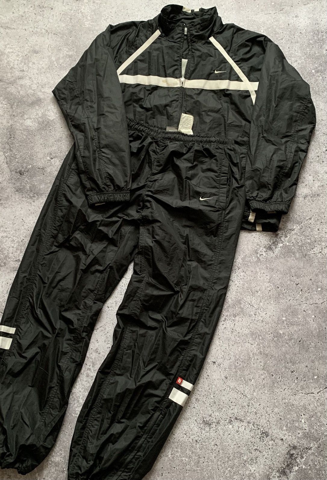 Nike 🔥VINTAGE 00’s NIKE DRILL TRACK SUIT Size US 34 / EU 50 - 1 Thumbnail