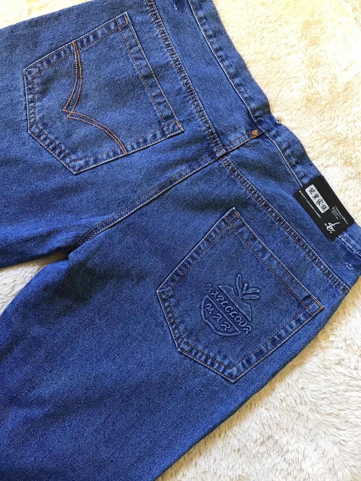 Apple × Japanese Brand AAPLCLOUR Denim Jeans Apple Size US 38 / EU 54 - 6 Thumbnail