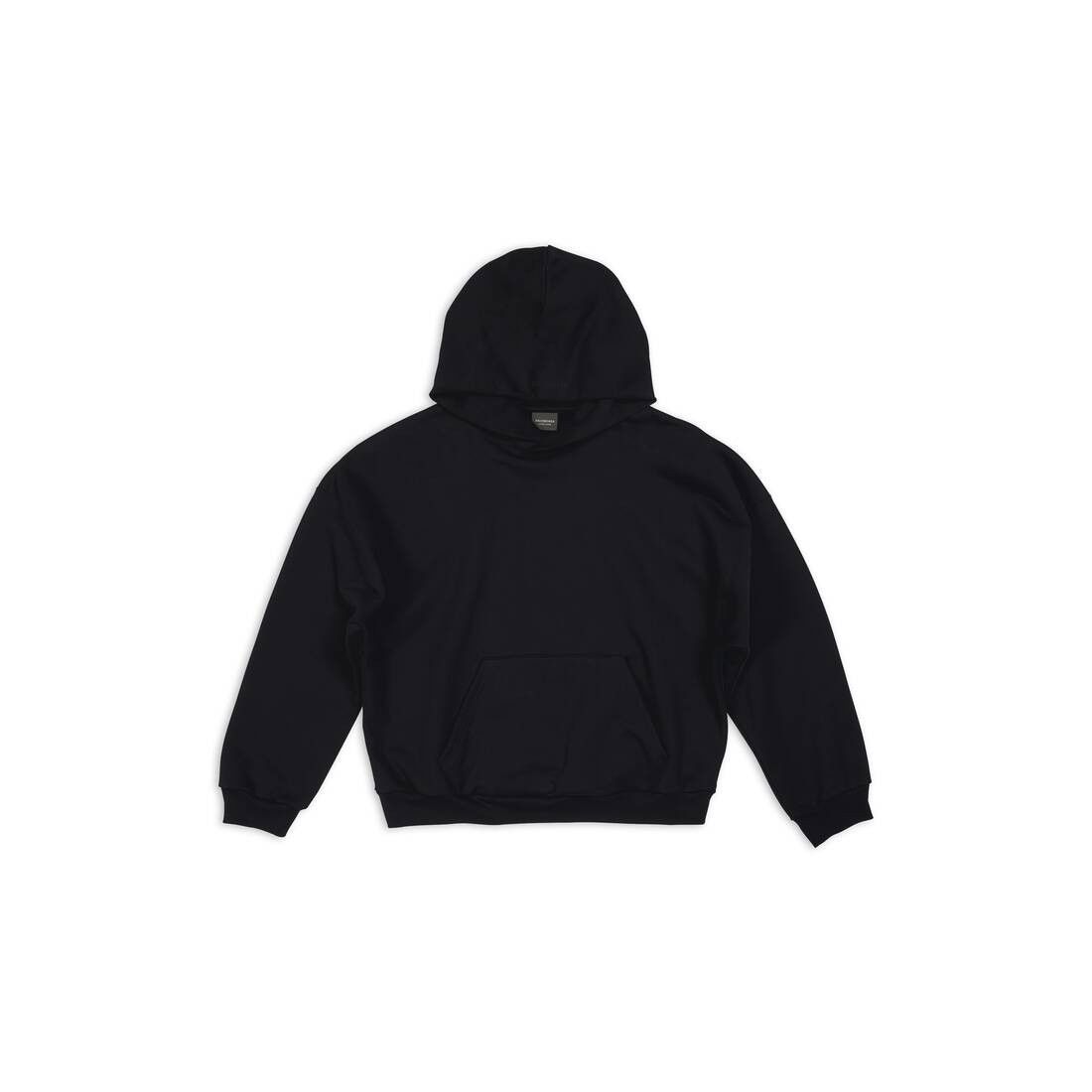 Balenciaga o1mt1gz0125 Hoodie Medium Fit in Black Size US S / EU 44-46 / 1 - 1 Thumbnail