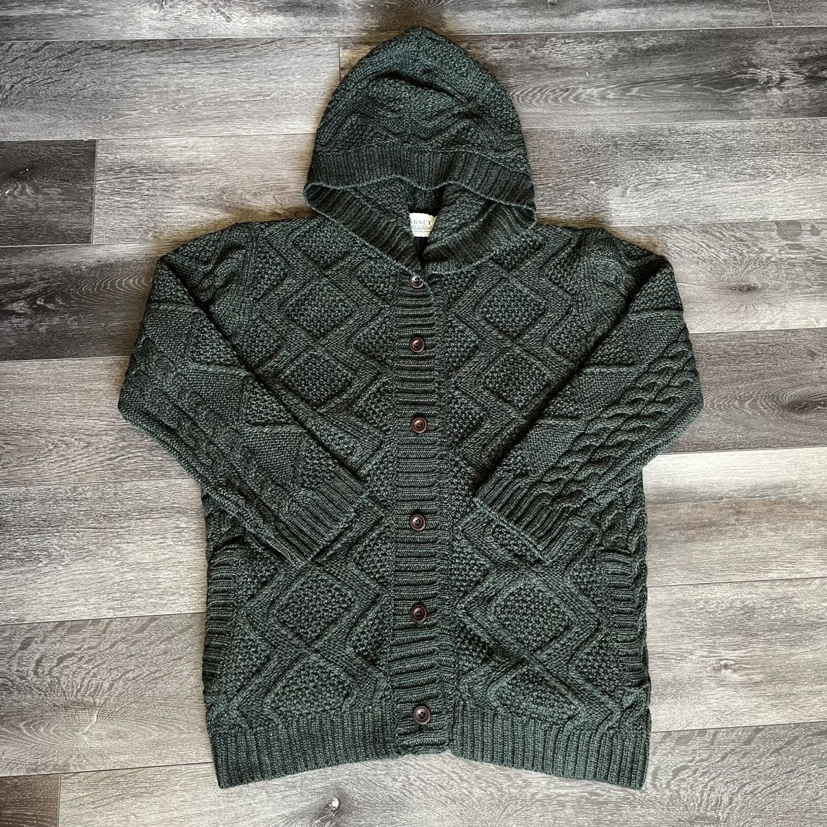 Aran Crafts × Vintage Vintage Blarney Woollen Mills Knit Hannah Sweater Hooded Y2K Size M / US 6-8 / IT 42-44 - 1 Thumbnail