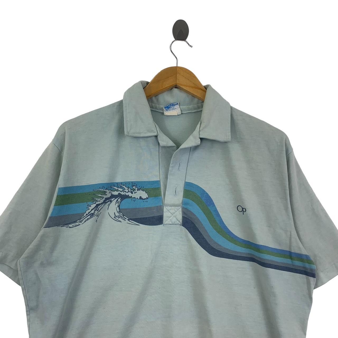 Ocean Pacific Vintage OCEAN PACIFIC SUNWEAR Polo Tee Shirt Top Beach Size US XL / EU 56 / 4 - 2 Thumbnail