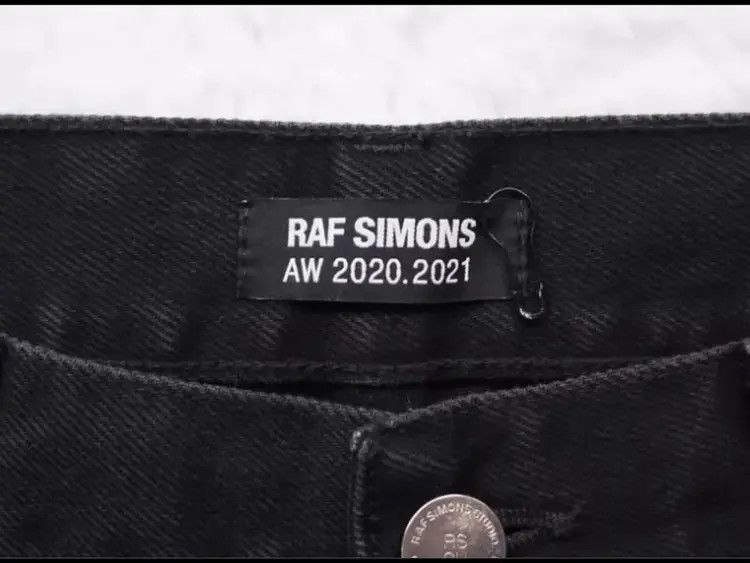 Raf Simons Raf Simons Knee Zip Detailed Denim-2507 Size US 29 - 4 Thumbnail