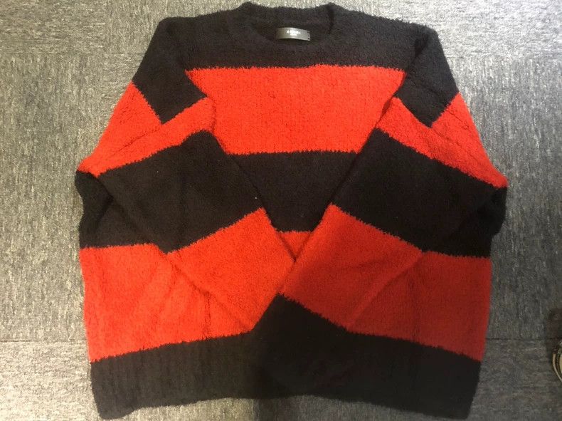 Amiri Amiri red and black striped sweater Size US M / EU 48-50 / 2 - 1 Thumbnail