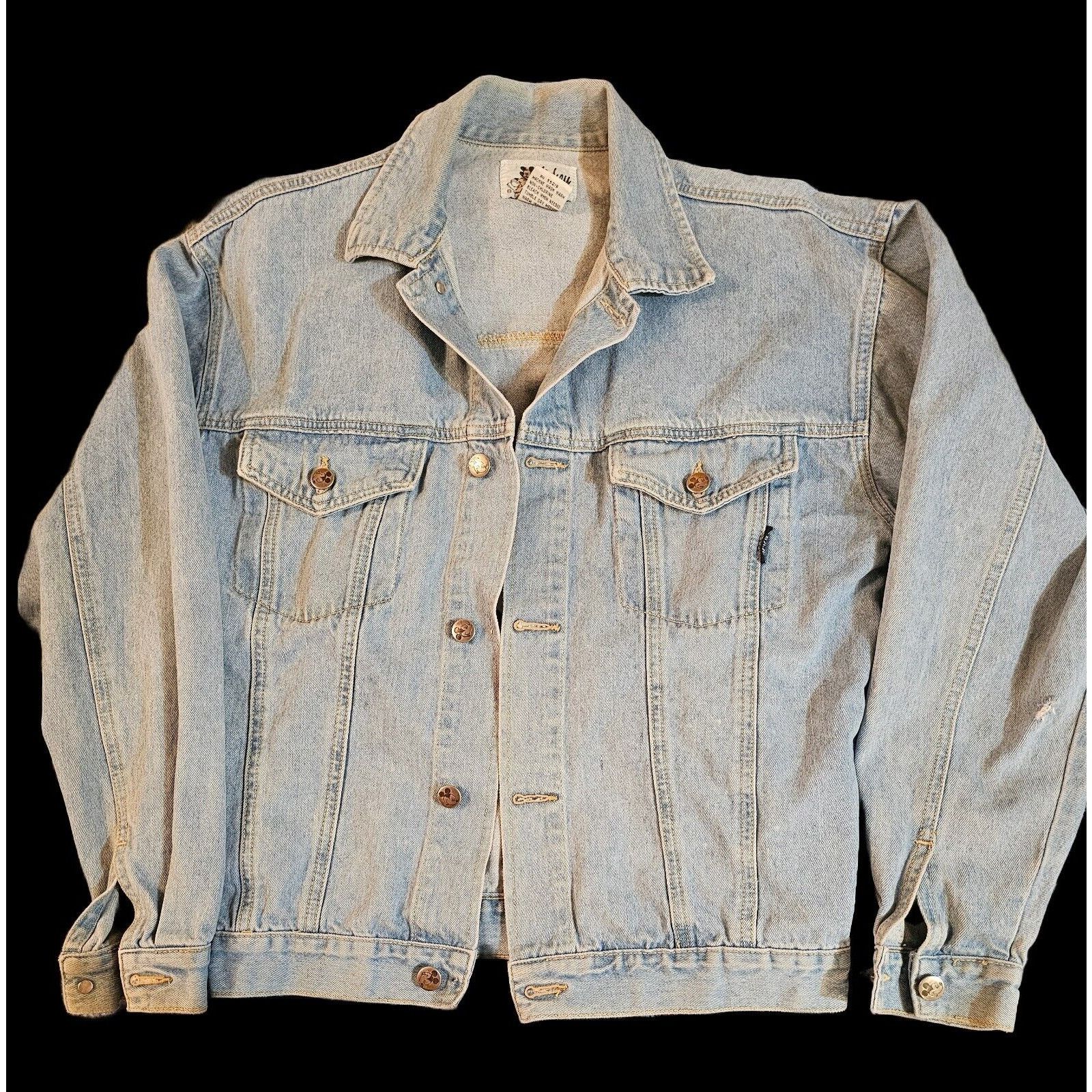 Mickey Mouse Mickey Minnie Mouse Vintage Denim Jacket Men's SZ Small Size S / US 4 / IT 40 - 2 Thumbnail