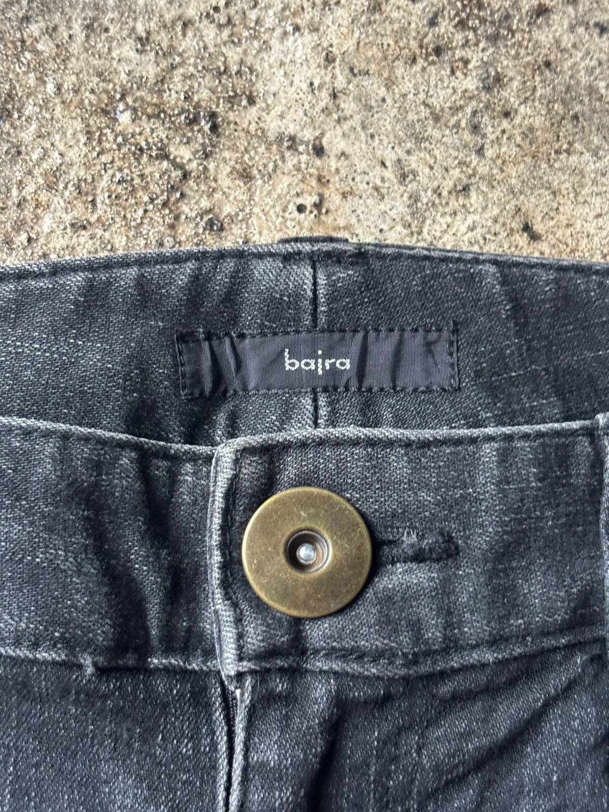 Japanese Brand 2000s Bajra Elastane Cow Skin Hybrid Jeans Size US 28 / EU 44 - 3 Thumbnail