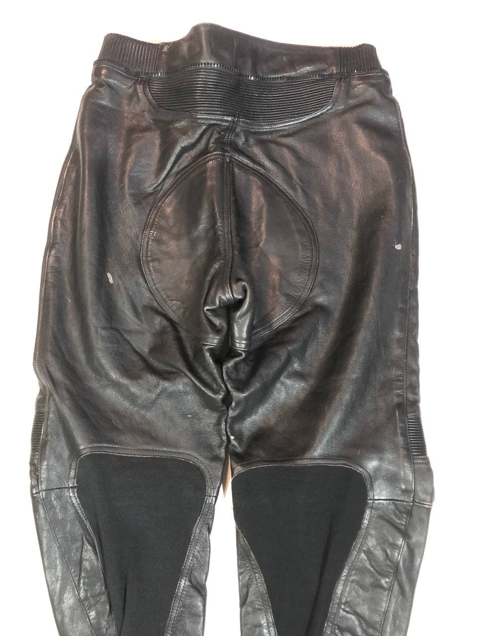 Vintage Vintage Japanese Style Leather Biker Moto Pants Size US 35 - 3 Thumbnail