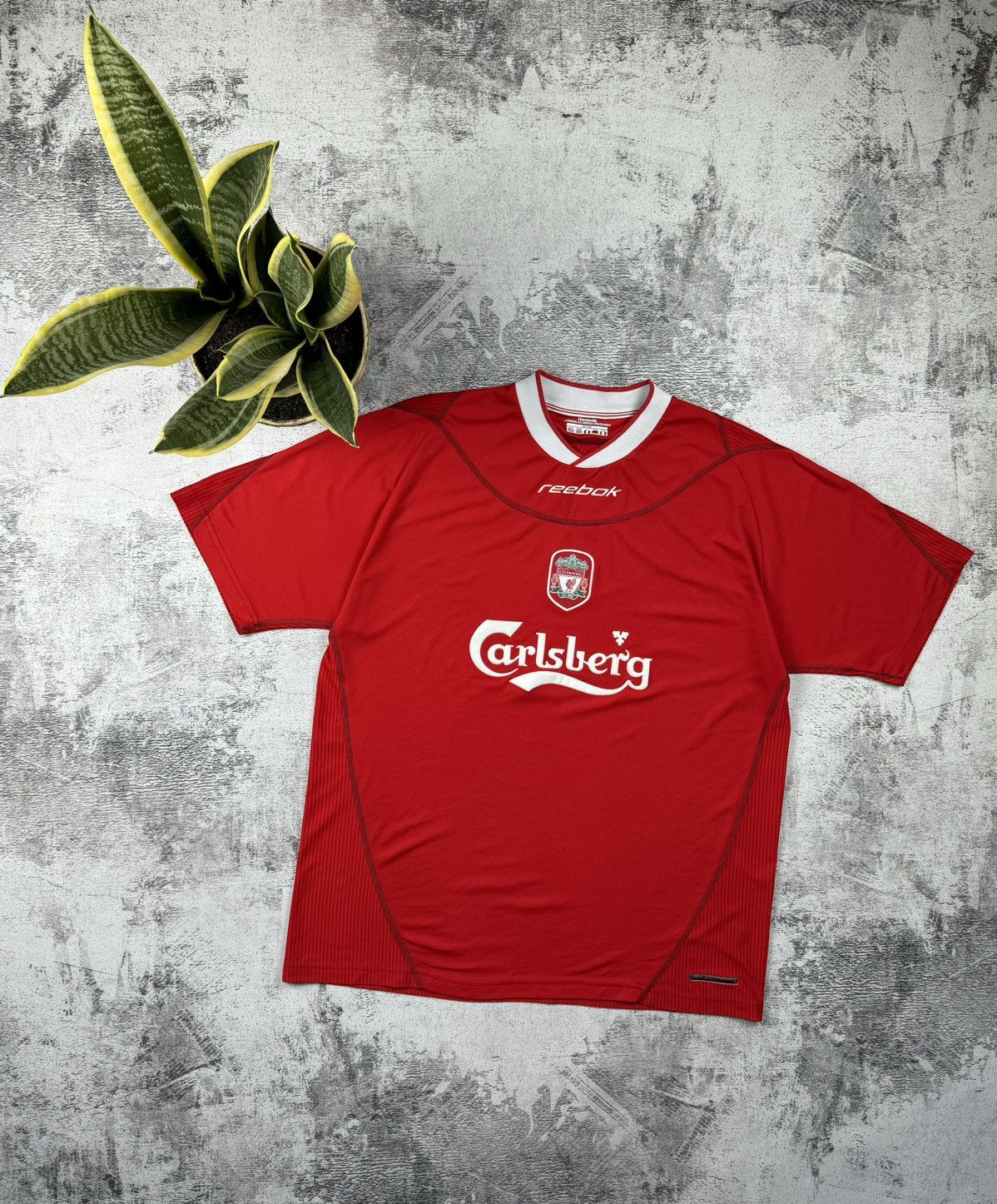 Reebok Liverpool 2002/2003 Garlsberg Reebok Blockcore Jersey Tshirt Size US XL / EU 56 / 4 - 1 Thumbnail