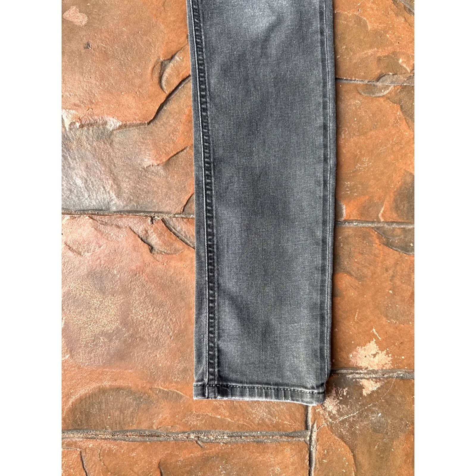Diesel VINTAGE Diesel Sleenker Slim Jeans 29x30 Button Fly Charcoal Wash Gray 90s Grunge Dante? Size 29" - 7 Thumbnail