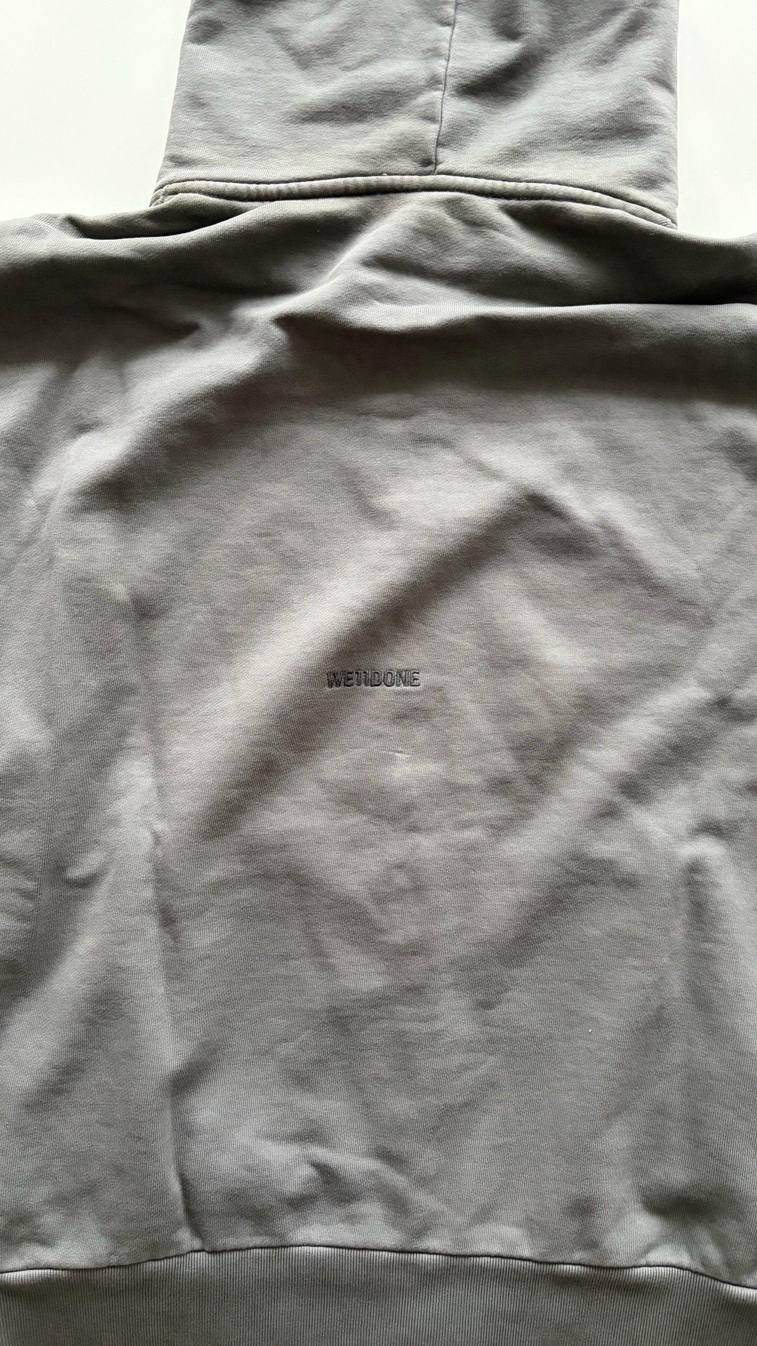 WE11DONE We11done Gray Zip Hoodie Size US M / EU 48-50 / 2 - 7 Thumbnail