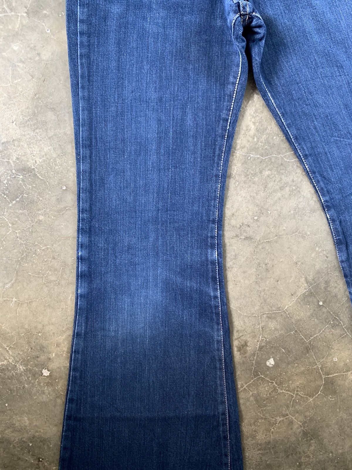 If Six Was Nine Super Flare Jeans Vintage 70's Cosmo USA Jeans Paddy Button Size US 26 / EU 42 - 8 Thumbnail