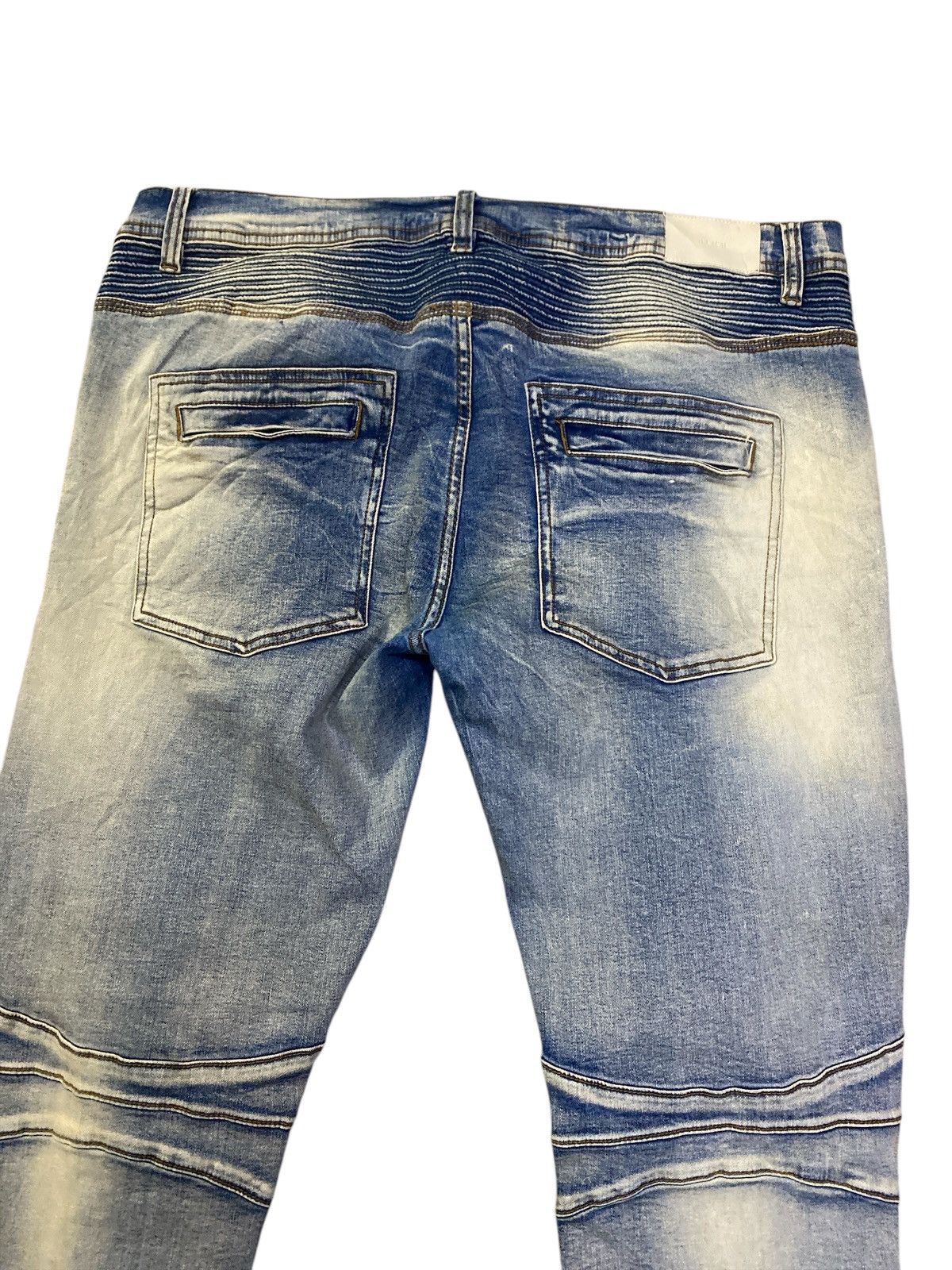 Designer Rare 11 4 14 11 Biker Denim Distressed Size US 38 / EU 54 - 12 Thumbnail
