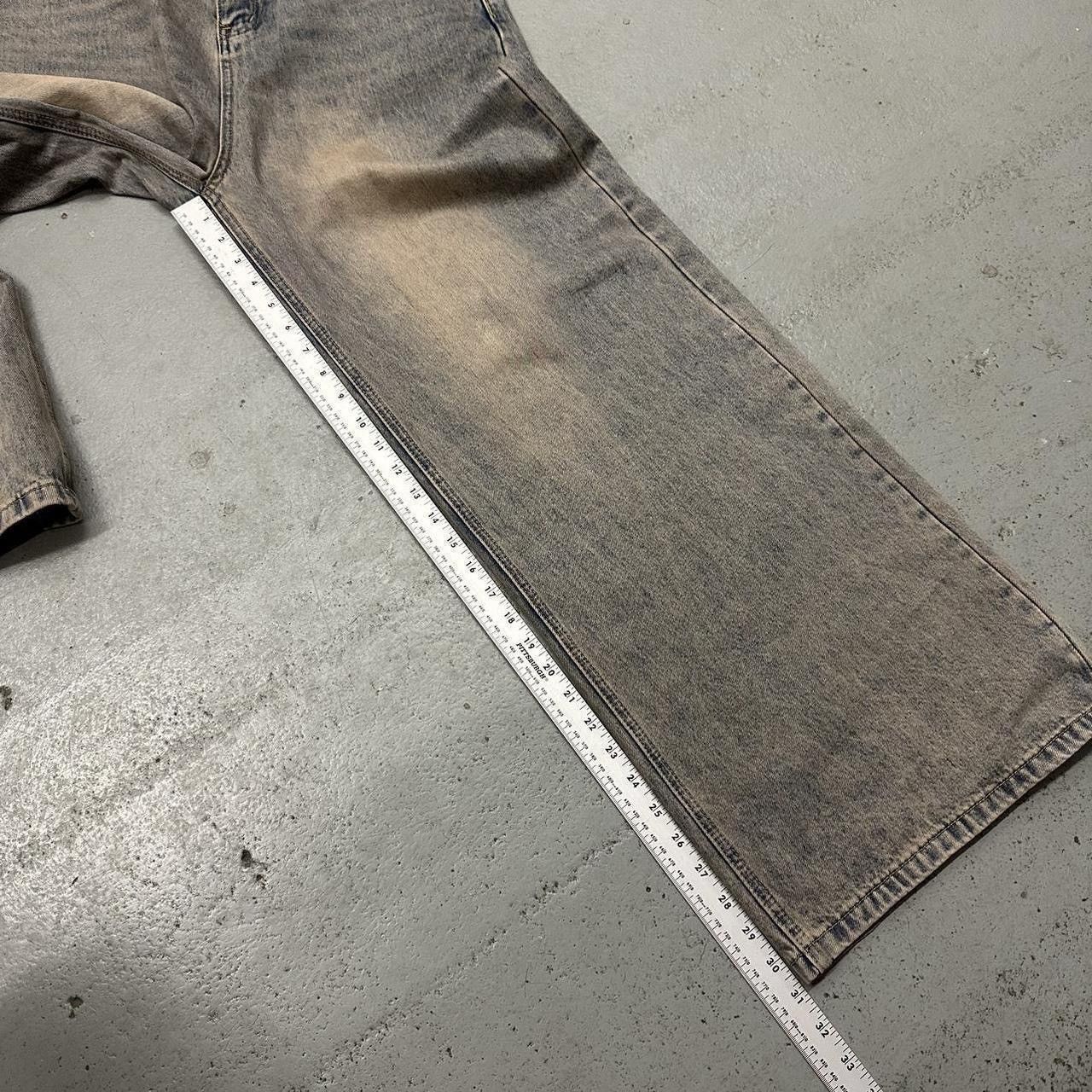 Japanese Brand × Supreme BAGGY SAND FADED WIDE-LEG JEANS Size US 30 / EU 46 - 7 Thumbnail
