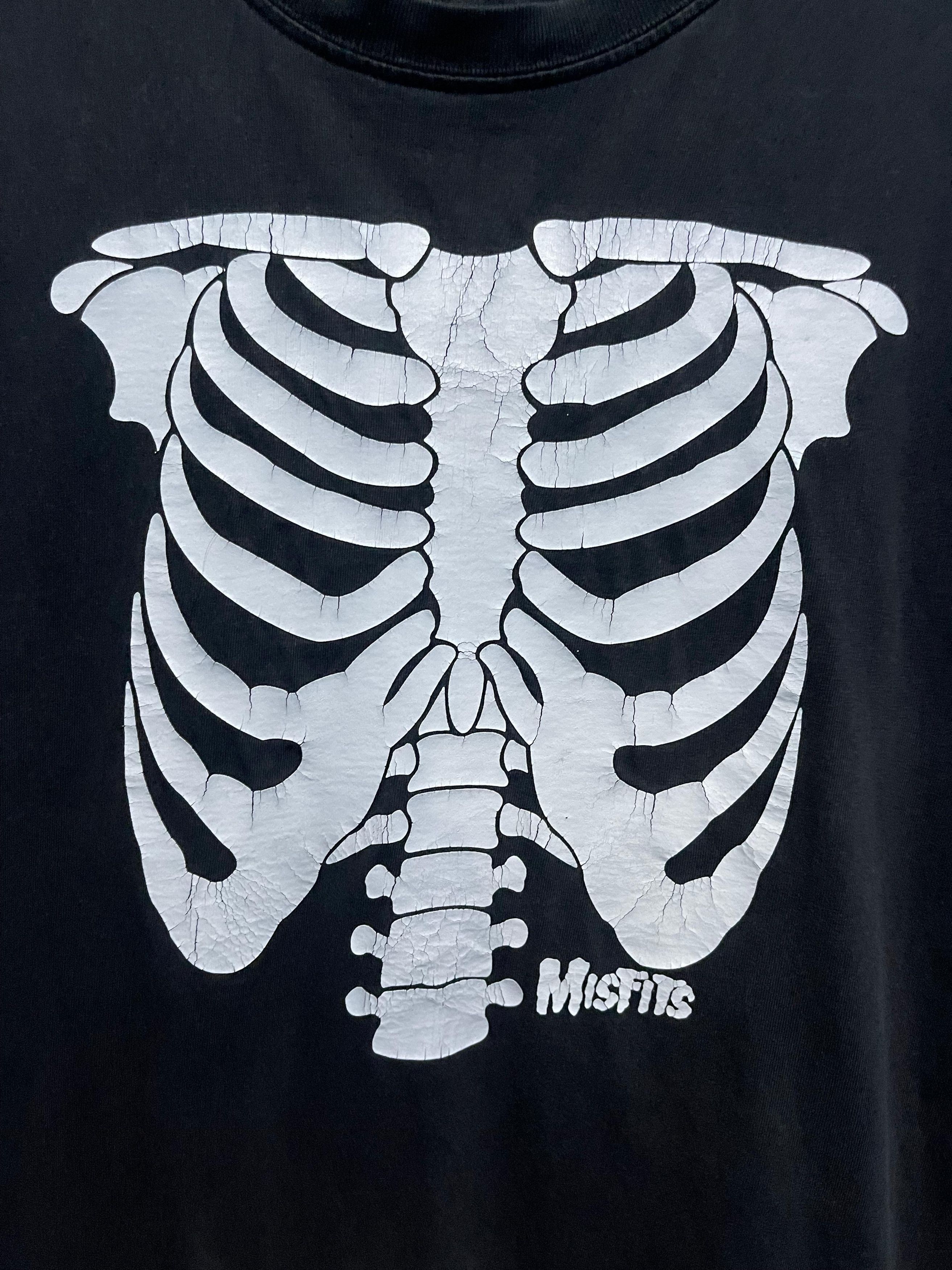 Band Tees Misfits Black Flag Bad Brains Subhumans GBH Samhain Size US L / EU 52-54 / 3 - 4 Thumbnail