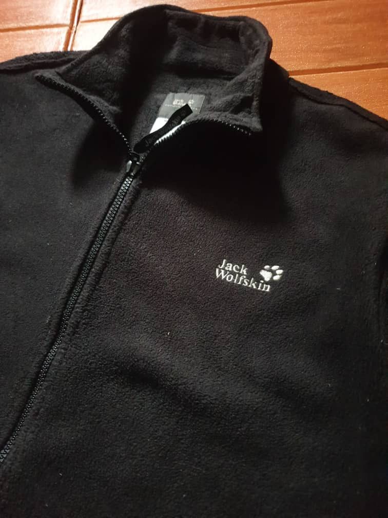 Jack Wolfskin Jack Wolfskin black colour fleece Sweater Size US XL / EU 56 / 4 - 6 Thumbnail