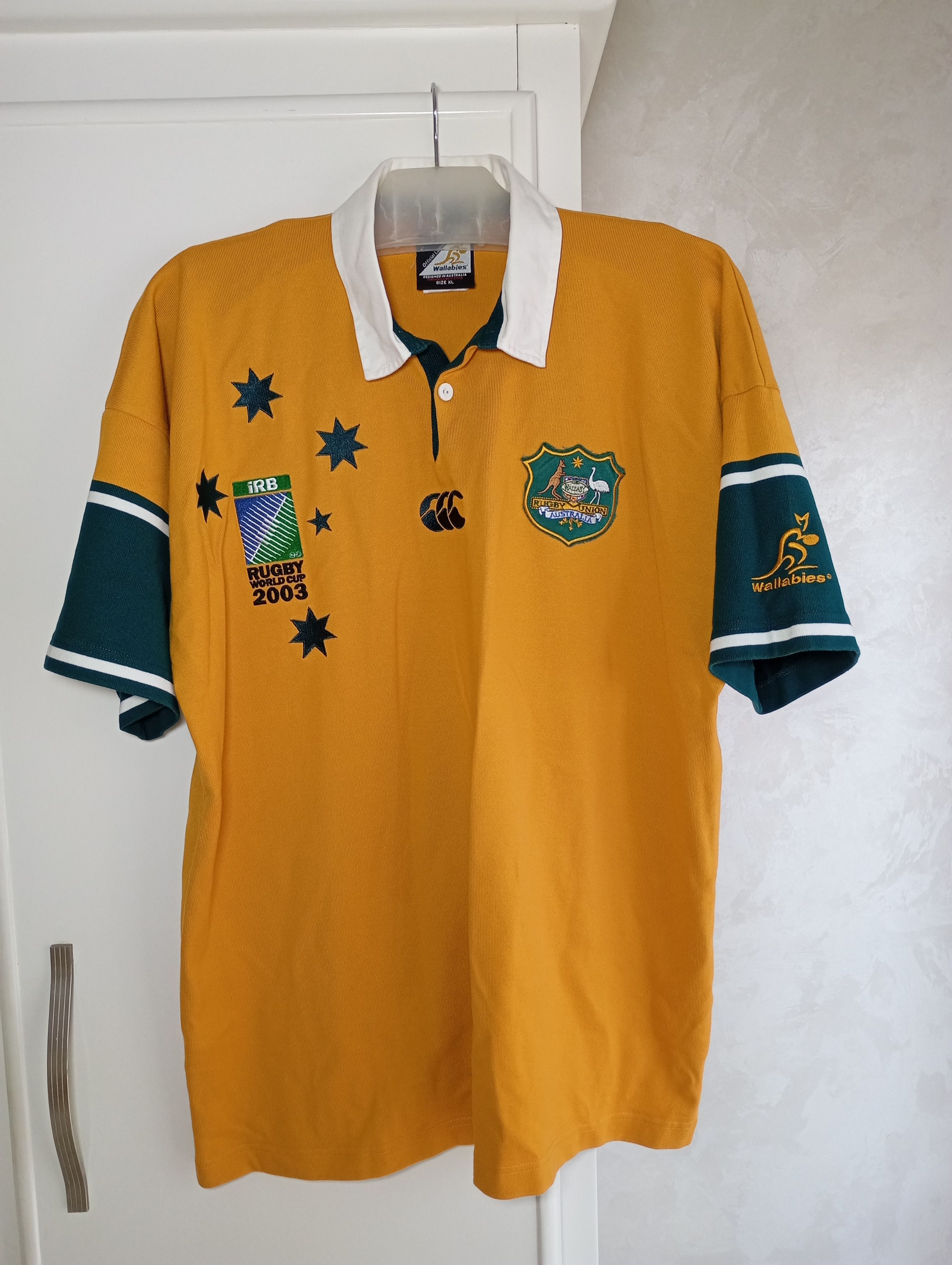 Canterbury of New Zealand Wallabies Canterbury Rugby World Cup 2003 Vintage Tshirt Size US XL / EU 56 / 4 - 1 Thumbnail