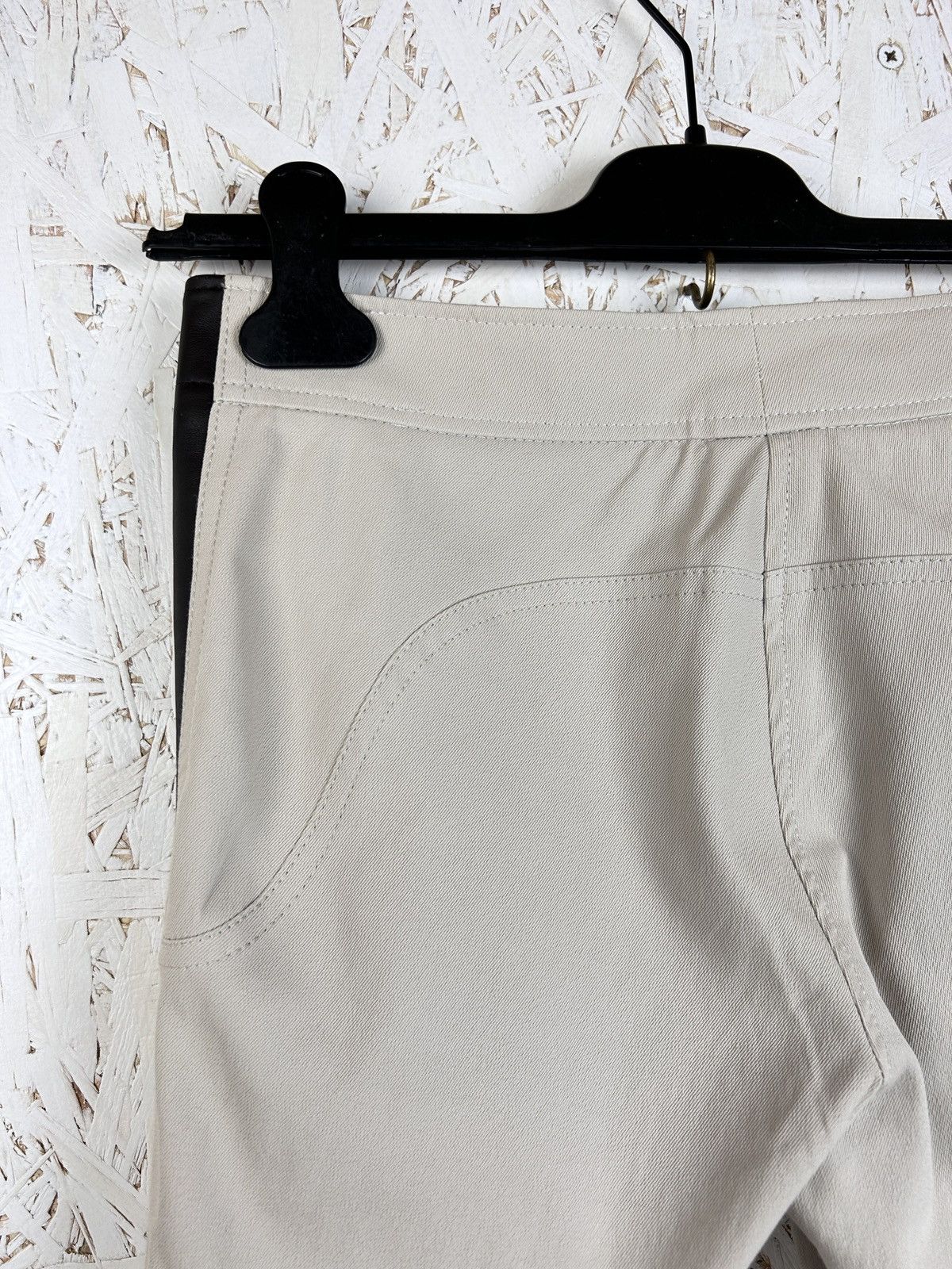 Prada Vintage Prada Leather Inserts Stretch Womens Archive Pants Size 26" / US 2 / IT 38 - 8 Thumbnail