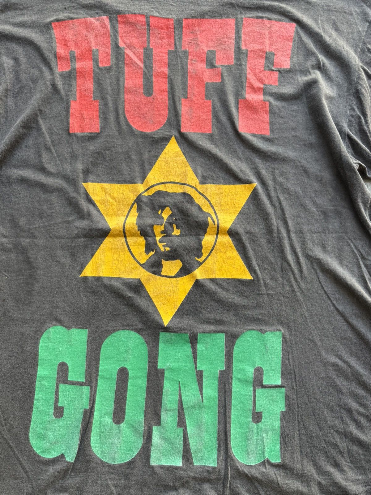 Bob Marley RARE 🔥 Vintage 90’s Distressed Bob Marley Tuff Gong Rap tees Size US XL / EU 56 / 4 - 16 Thumbnail