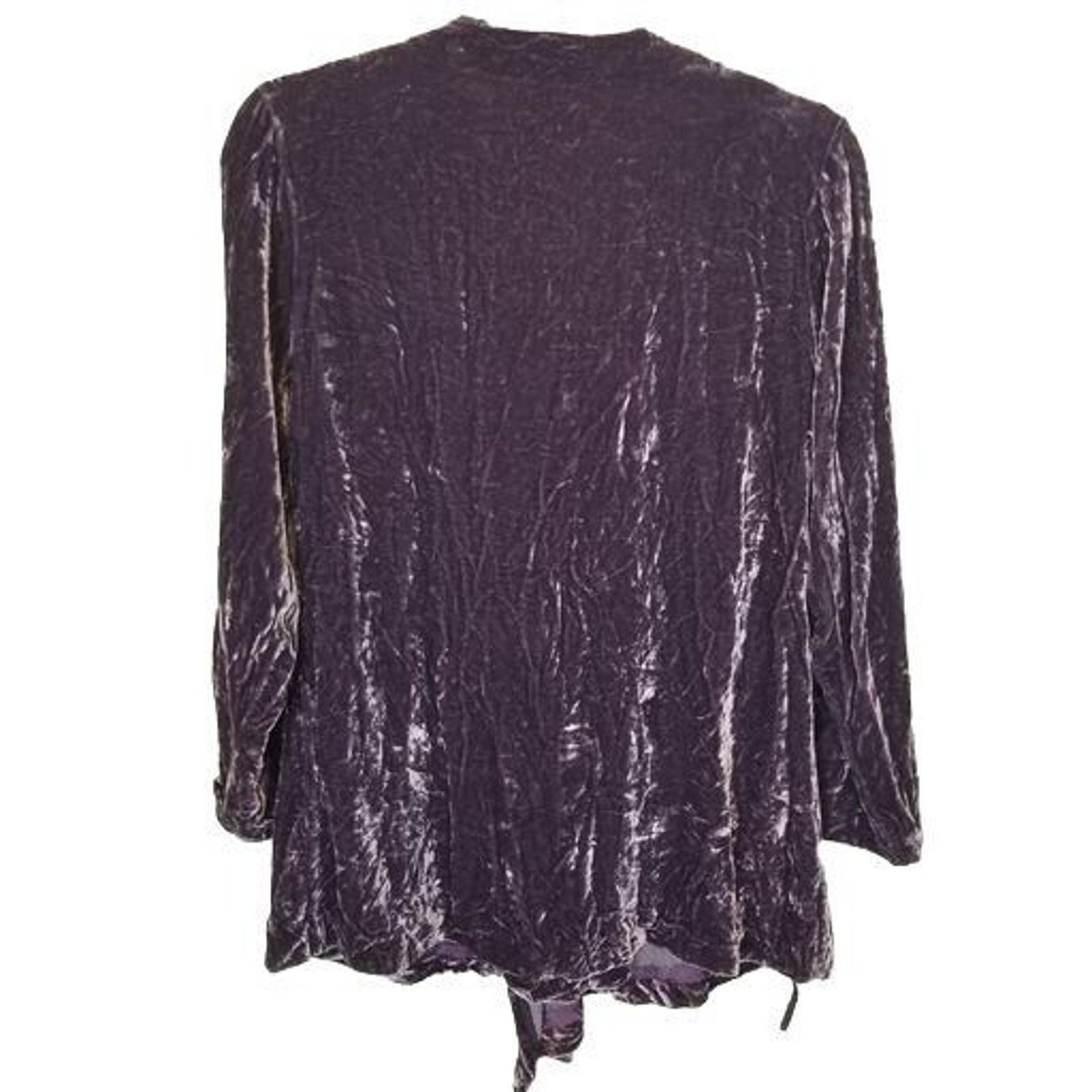 Soft Surroundings Soft Surroundings Velvet Beaded Top Whimsigoth Witchy Vamp Size M / US 6-8 / IT 42-44 - 8 Thumbnail