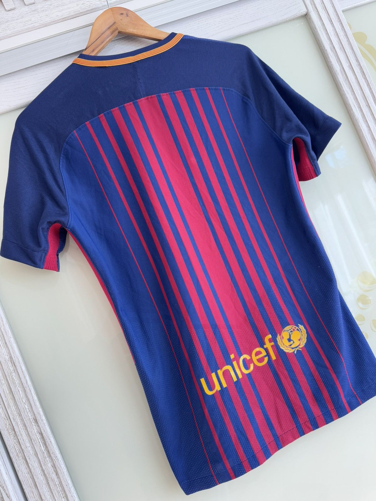 Barcelona 2017-2018 Player Issue Home Soccer Jersey Kit