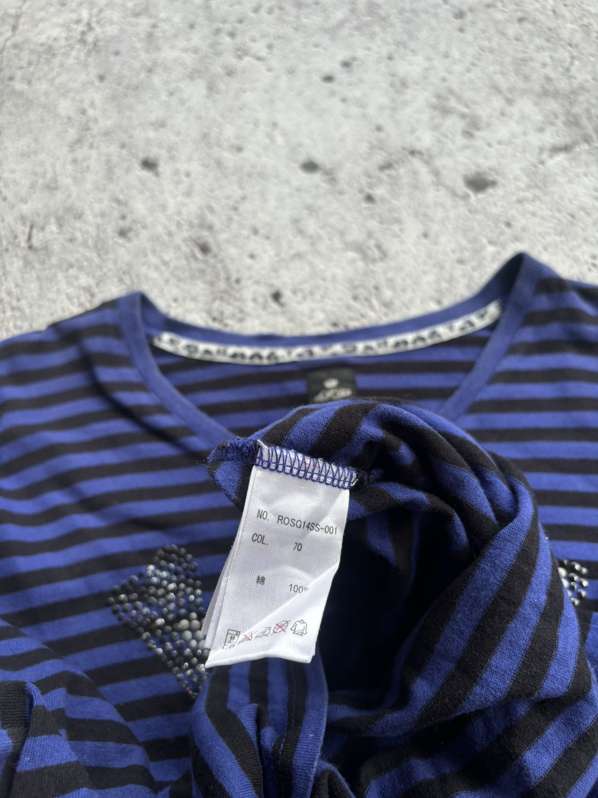 Hysteric Glamour Y2k Semantic design stripe skull logo Longsleeve Size US M / EU 48-50 / 2 - 4 Thumbnail