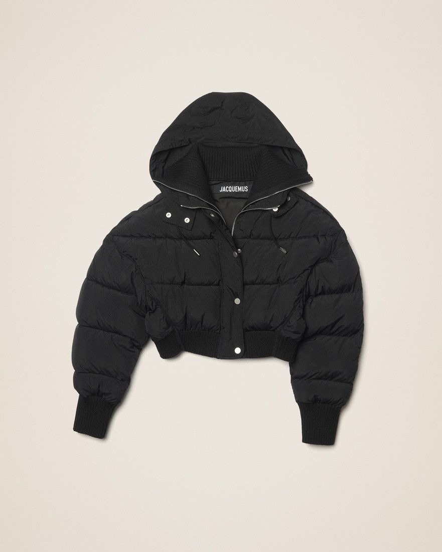 Jacquemus o1mle0325 La Doudoune Briciola Cropped Puffer Jacket Size XS / US 0-2 / IT 36-38 - 1 Thumbnail