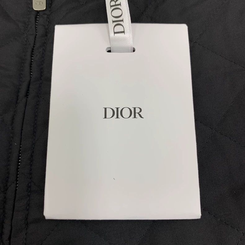Dior Dior Black diamond plaid bee embroidery mulberry silk casua Size 24" / US 00 / IT 34 - 7 Thumbnail