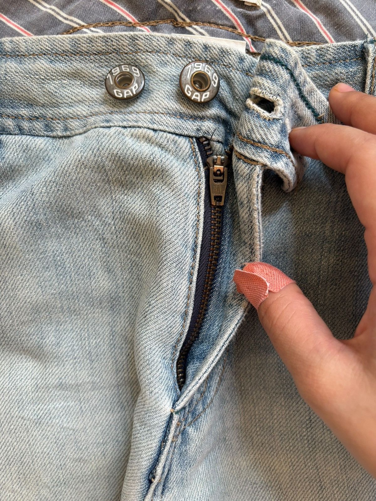 Gap SALES🔥Vintage Gap Carpenter Loose Blue Jeans Size US 30 / EU 46 - 3 Thumbnail