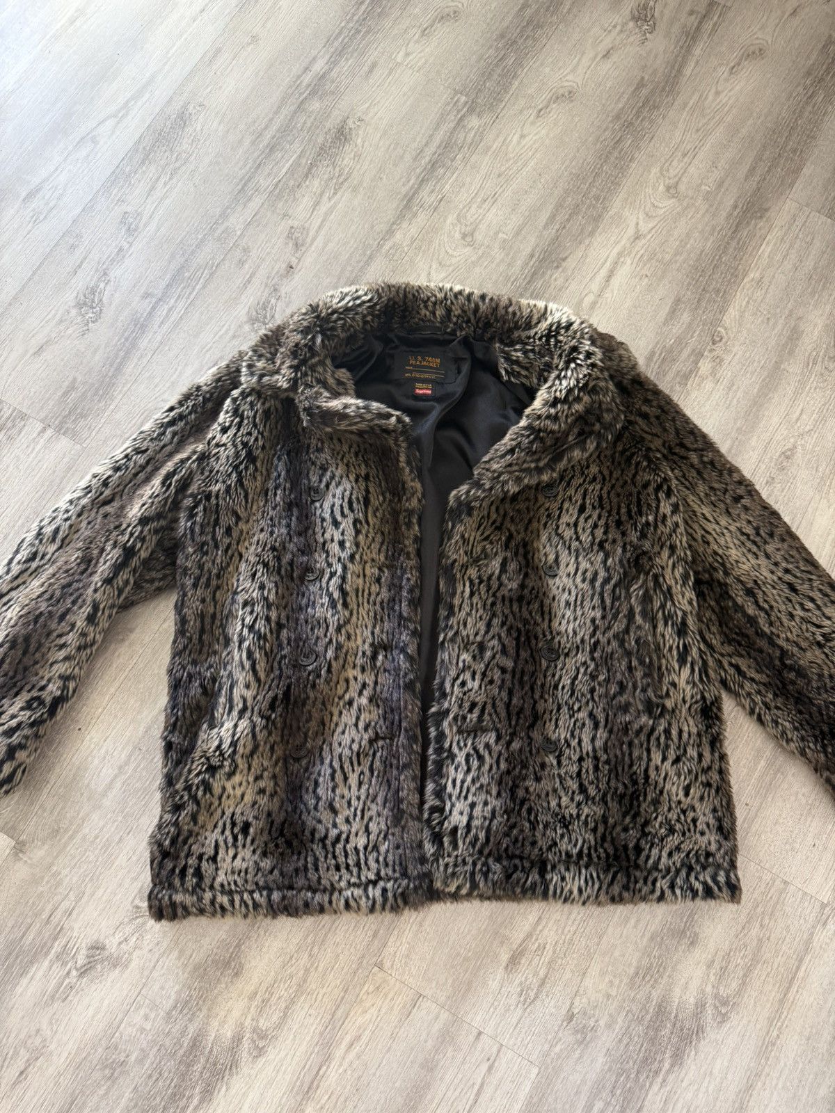 Schott × Supreme FW17 Supreme x Schott Fur Peacoat Size US L / EU 52-54 / 3 - 2 Thumbnail