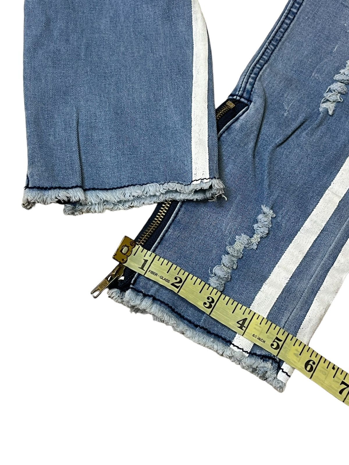 Japanese Brand JAPANESE DENIM STRETCH COTTON DISTRESS STYLE JEANS Size US 32 / EU 48 - 14 Thumbnail