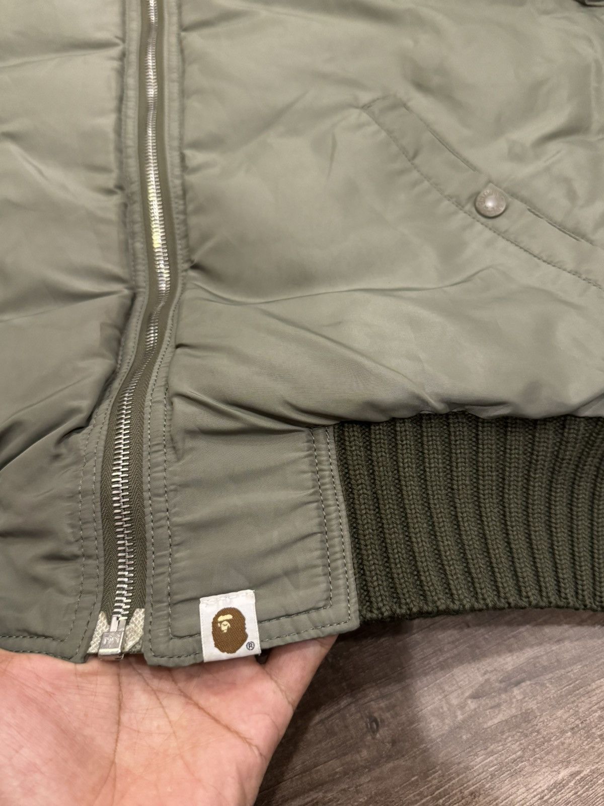 Bape A Bathing Ape Green Bomber Jacket Size US M / EU 48-50 / 2 - 16 Thumbnail