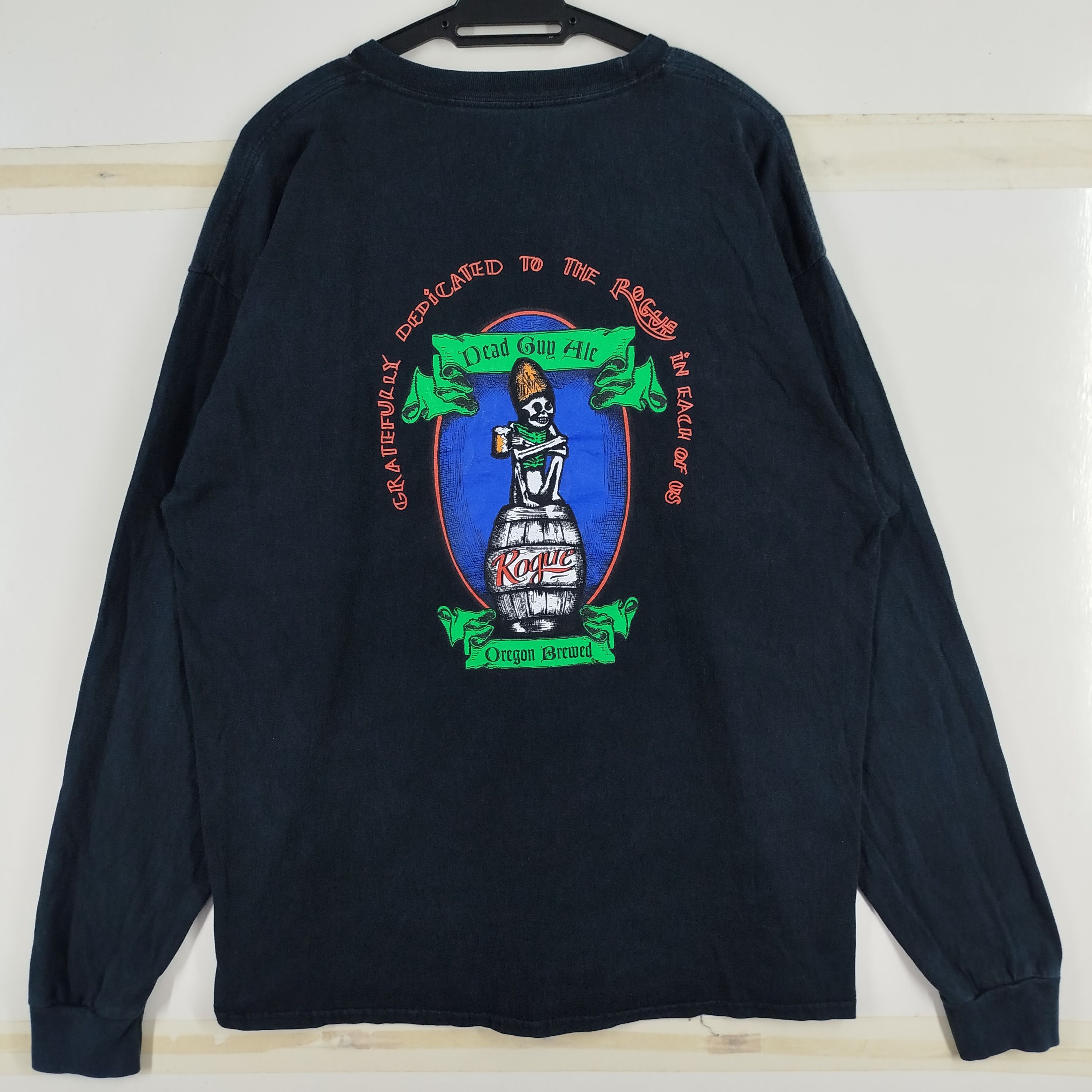 Hanes × Vintage Vintage Dead Guy Ale Oregon Brewed Big Backhit By Hanes Y2K Size US XL / EU 56 / 4 - 1 Thumbnail