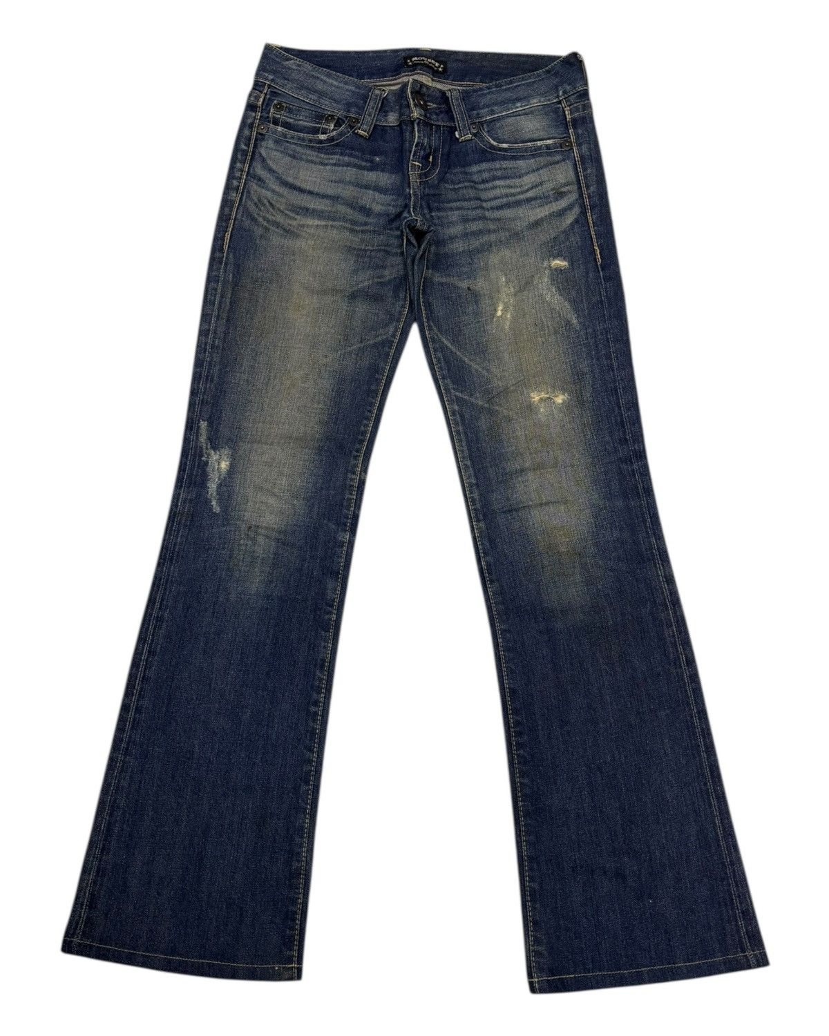 If Six Was Nine × Le Grande Bleu (L.G.B.) × MOUSSY Flare Jeans IfSixWasNine Lgb Style Moussy Bootcut Jeans Size 27" / US 4 / IT 40 - 1 Thumbnail
