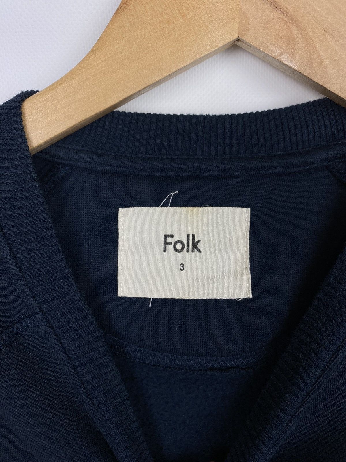 Other Folk men’s crew neck Sweatshirt pullover size 3 navy Size US M / EU 48-50 / 2 - 11 Thumbnail