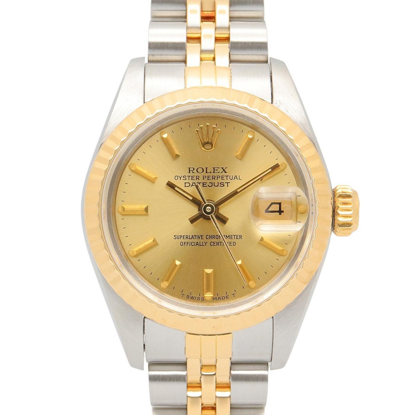 Rolex Rolex Rolex Datejust Au750 Stainless Steel Watch Precious Metal Automatic 69173 DUTY FREE for USA Size ONE SIZE - 1 Thumbnail