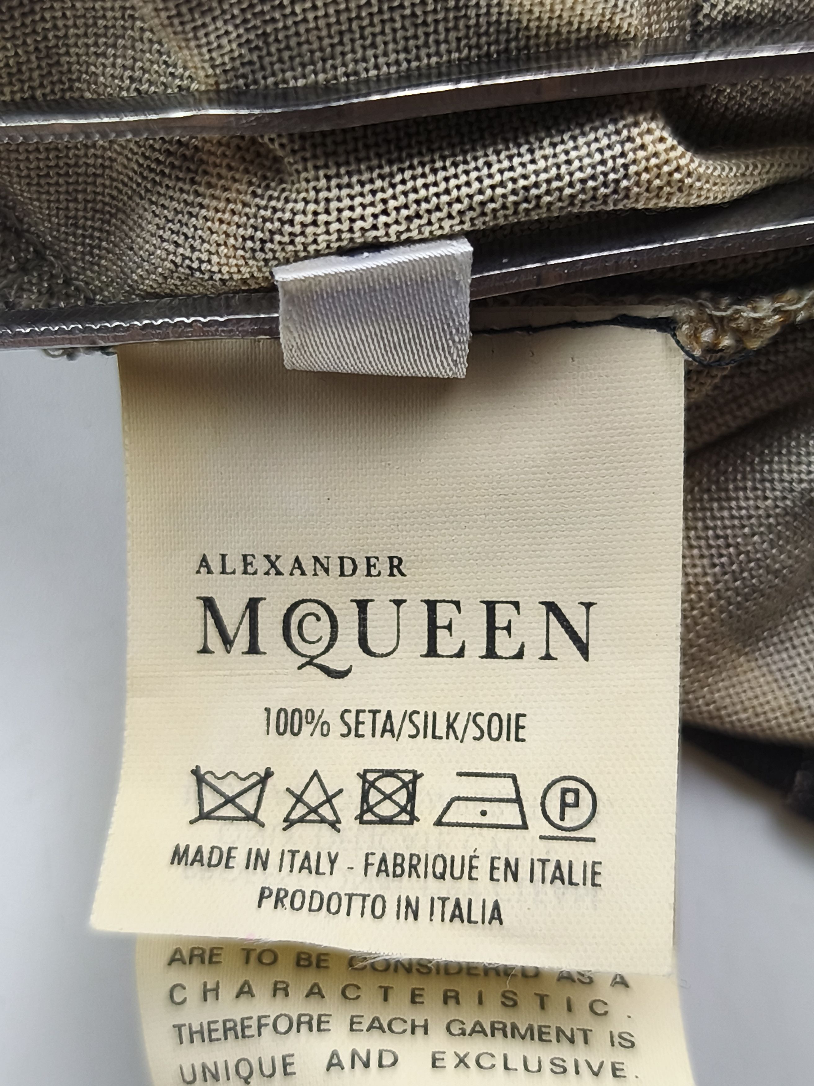 Alexander McQueen Alexander McQueen leopard assymetric silk dress Size S / US 4 / IT 40 - 17 Thumbnail