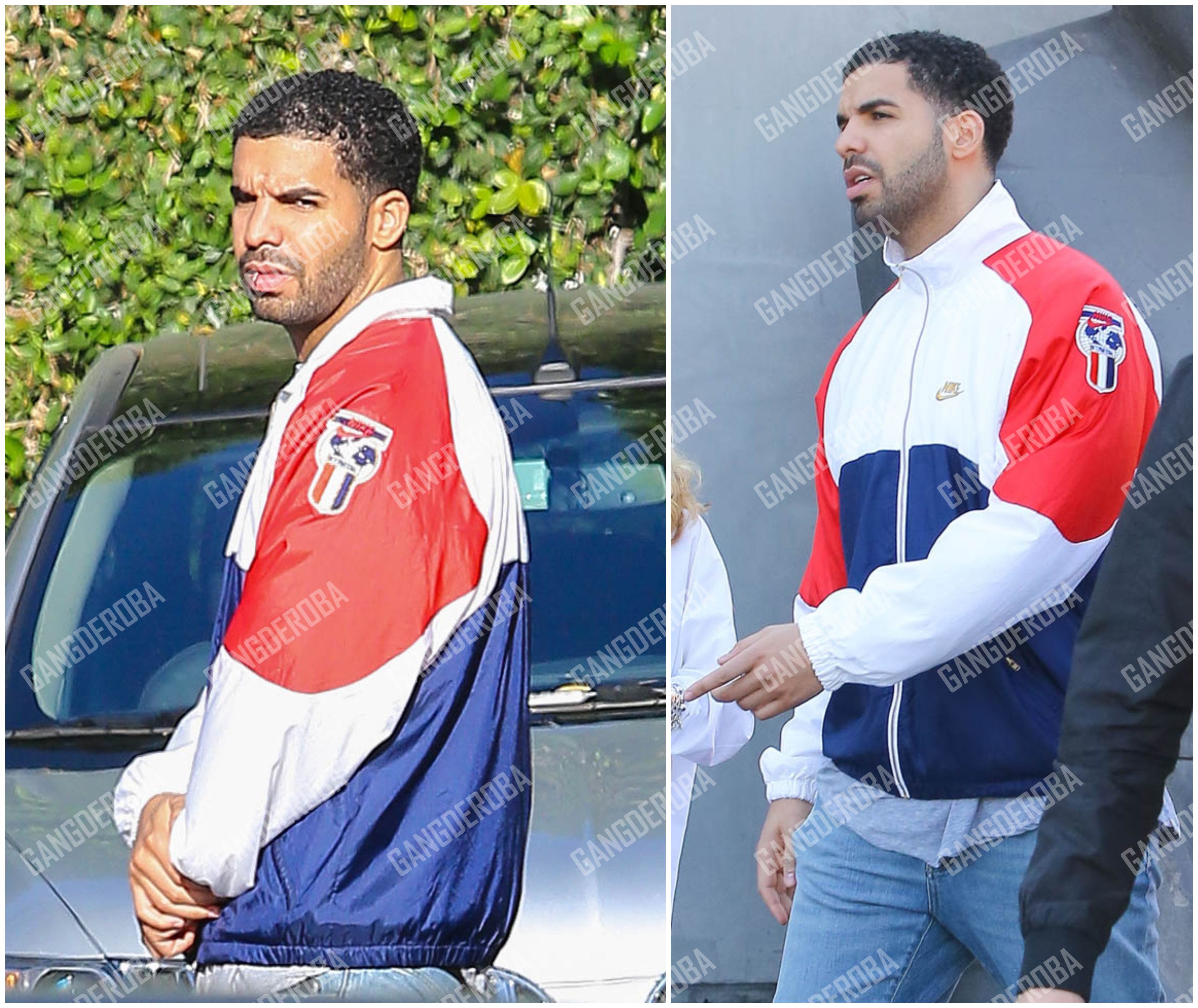 Nike RARE Vintage 80s NIKE INTERNATIONAL Track Jacket Drake Style Size US M / EU 48-50 / 2 - 14 Thumbnail