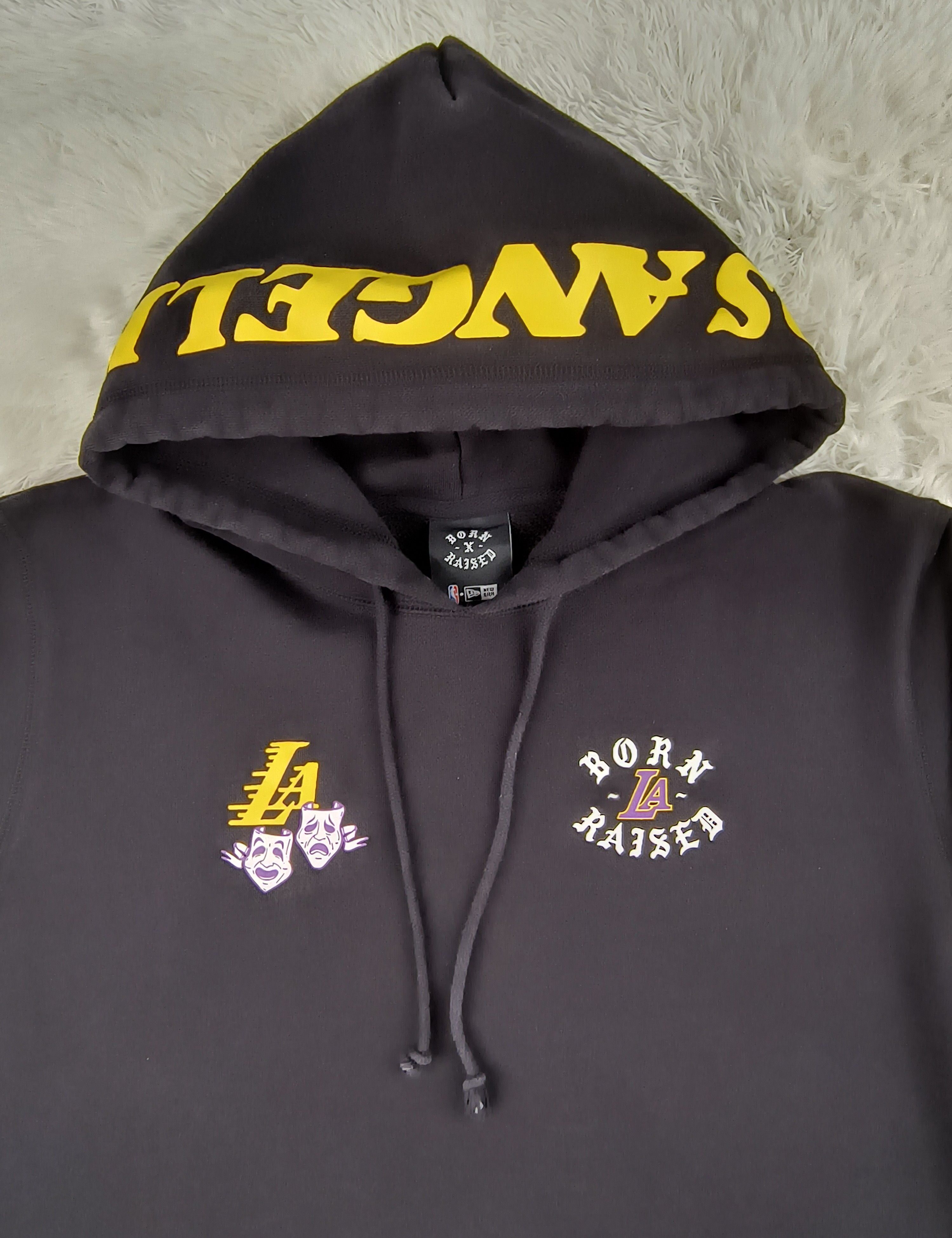 NBA New Era NBA LA Lakers born x raised hoodie Size US L / EU 52-54 / 3 - 7 Thumbnail